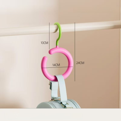 多功能可旋轉帽子包包圍巾收納神器