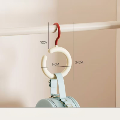 多功能可旋轉帽子包包圍巾收納神器