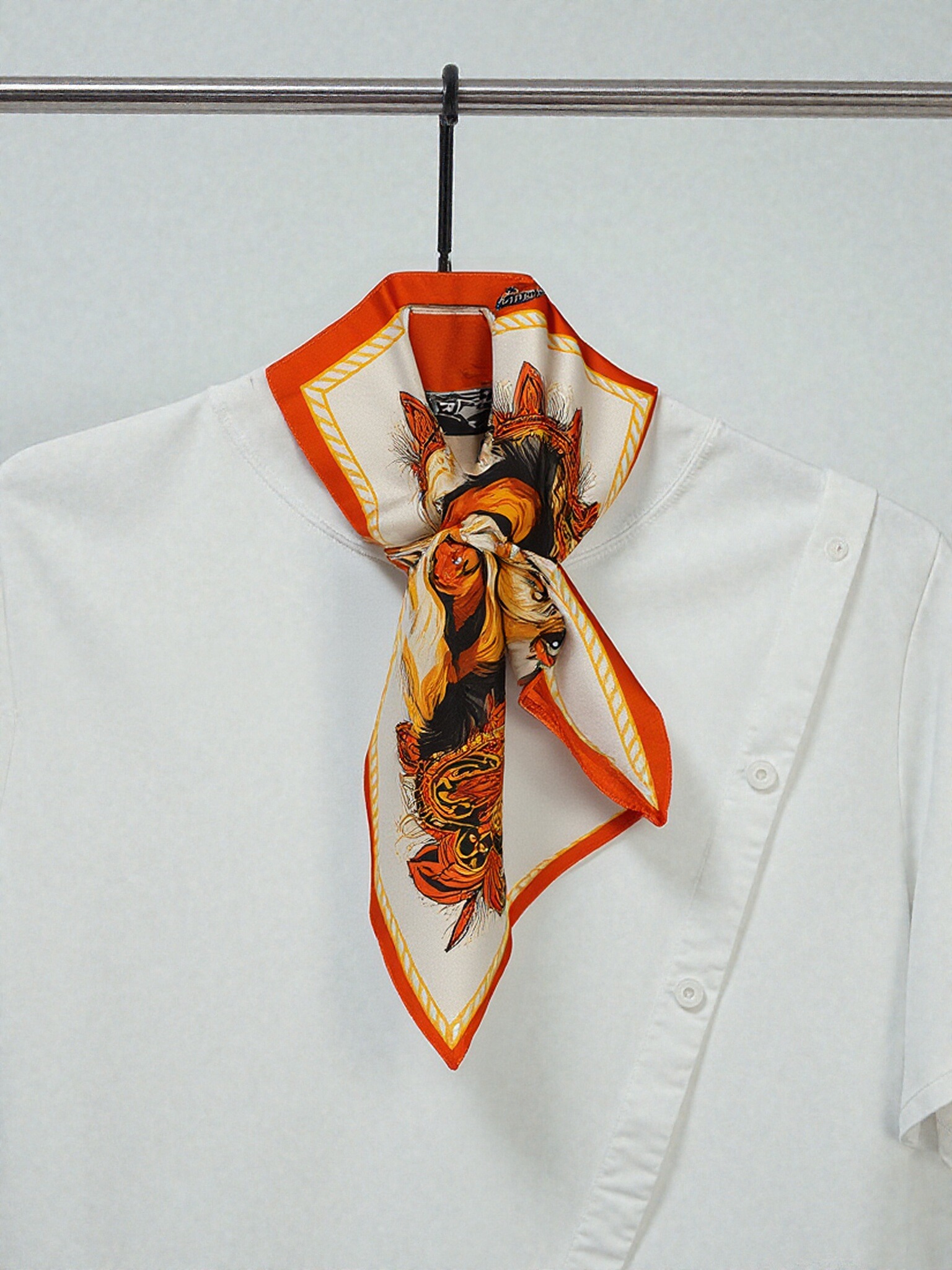 🐶Loyal Heart – Dog Zodiac Silk Scarf