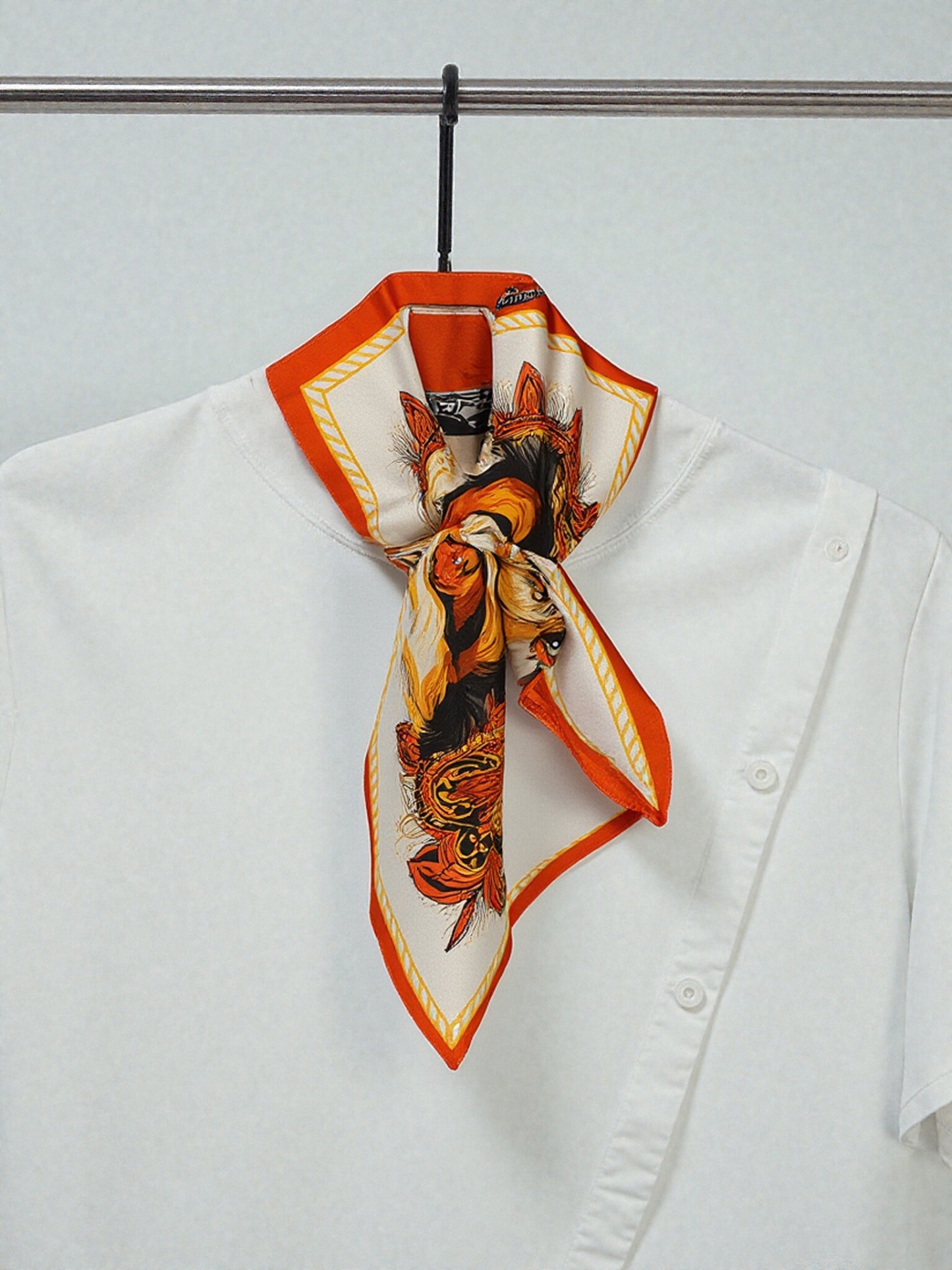 🐶Loyal Heart – Dog Zodiac Silk Scarf