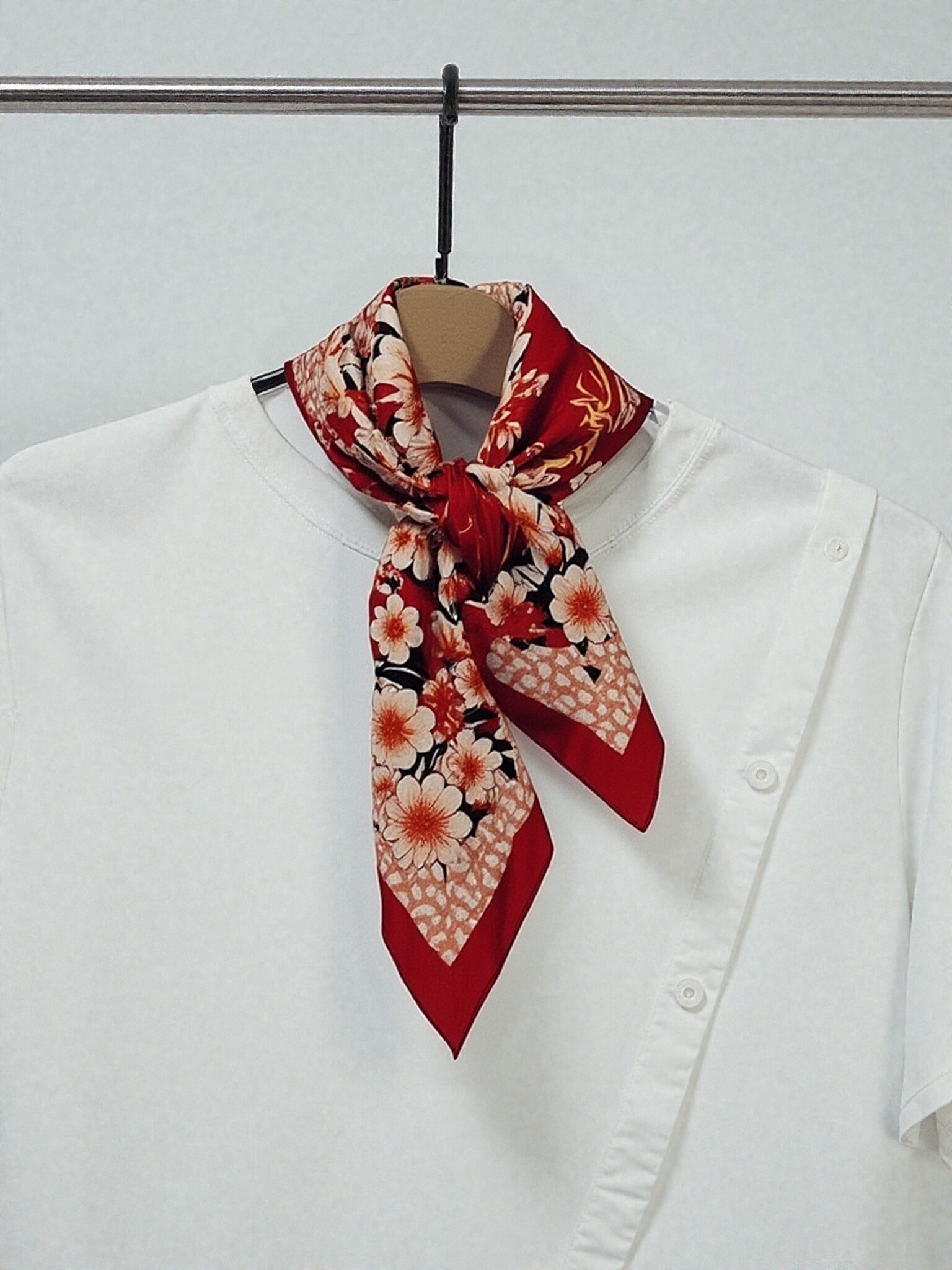 🐭Whispering Wisdom – Rat Zodiac Silk Scarf