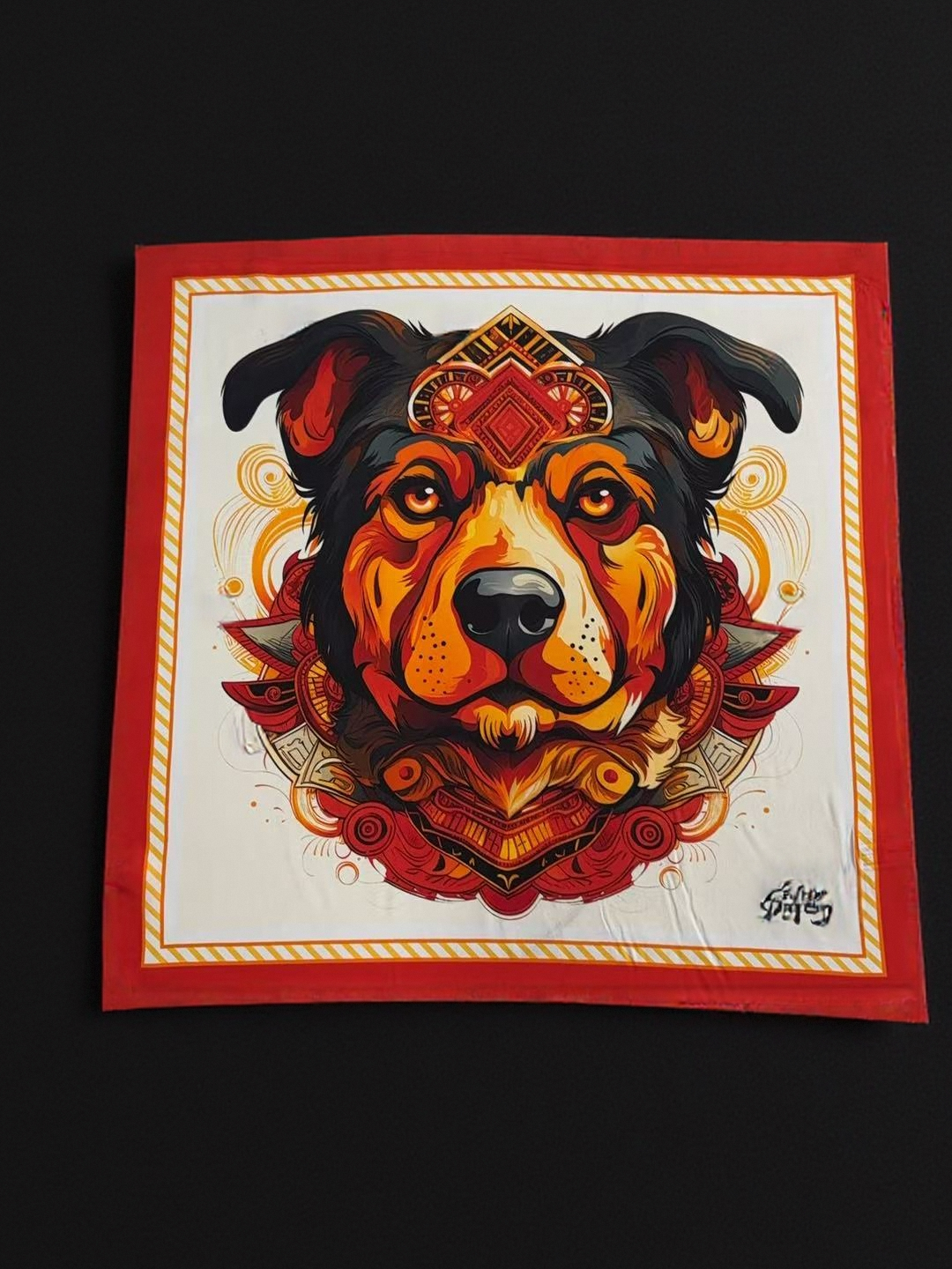 🐶Loyal Heart – Dog Zodiac Silk Scarf
