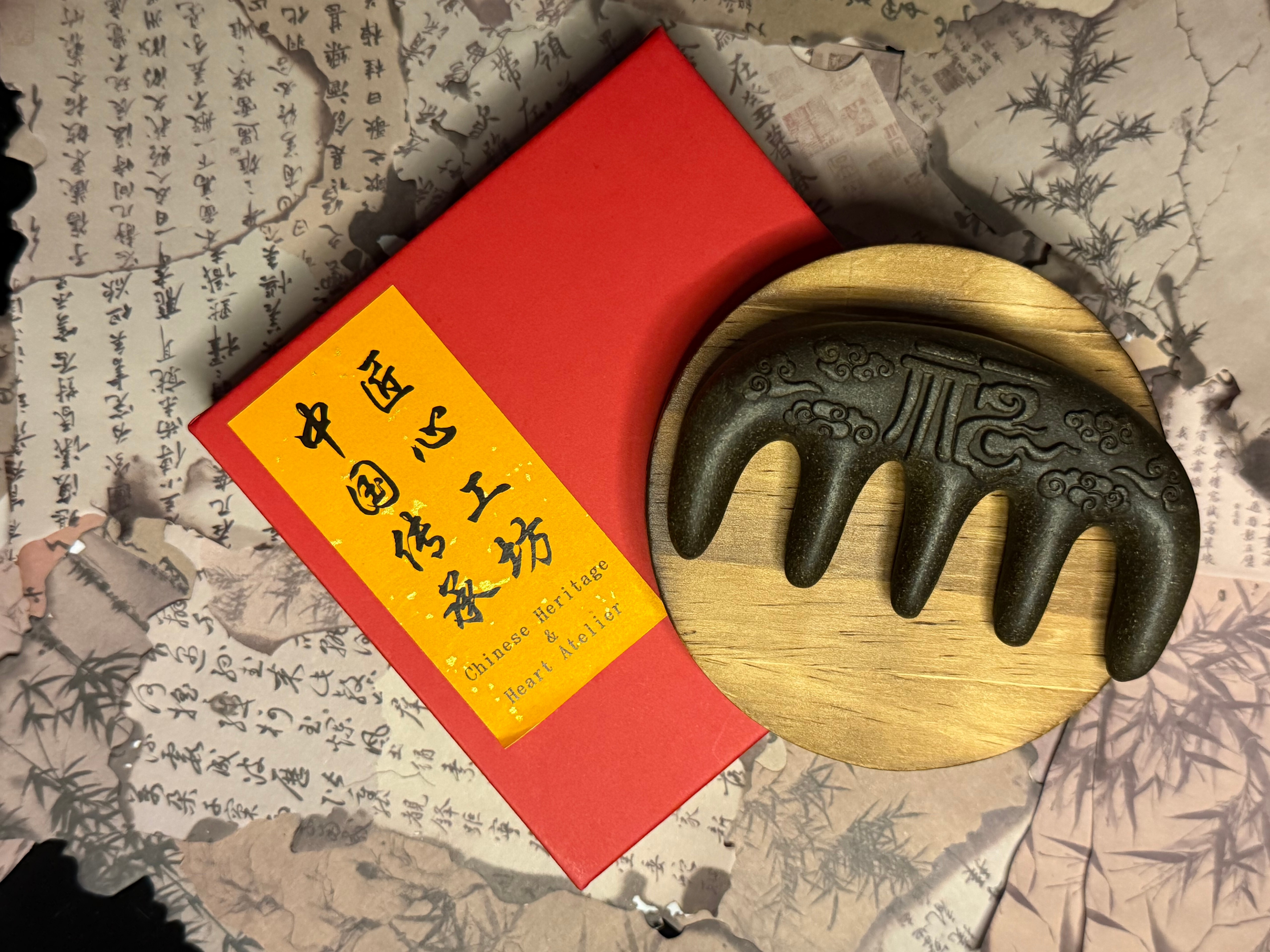 He Shou Wu (Fo-Ti Root) Herbal Incense “Fu” Comb