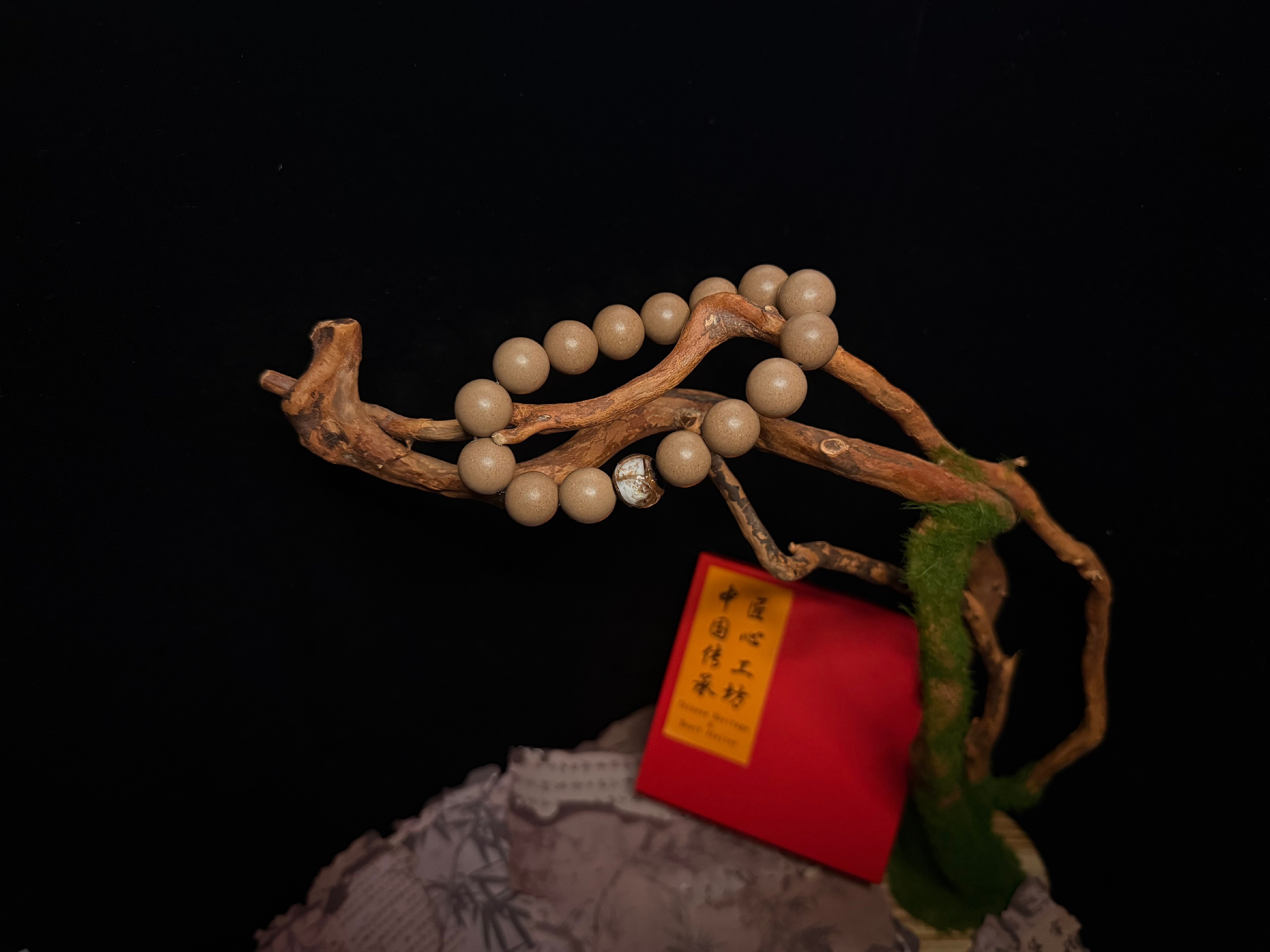 Metal Element – White Herbal Incense Beads Bracelet