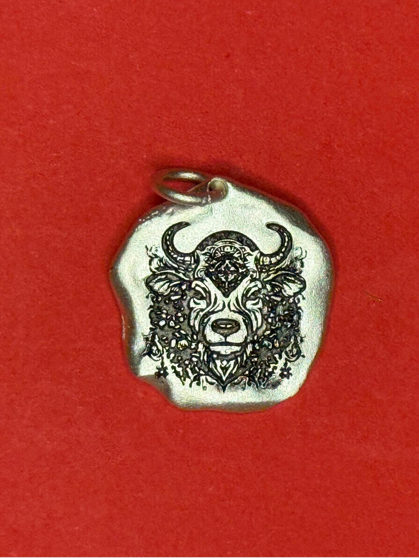 🐂Steadfast Ox — Zodiac Ox Fine Silver Necklace