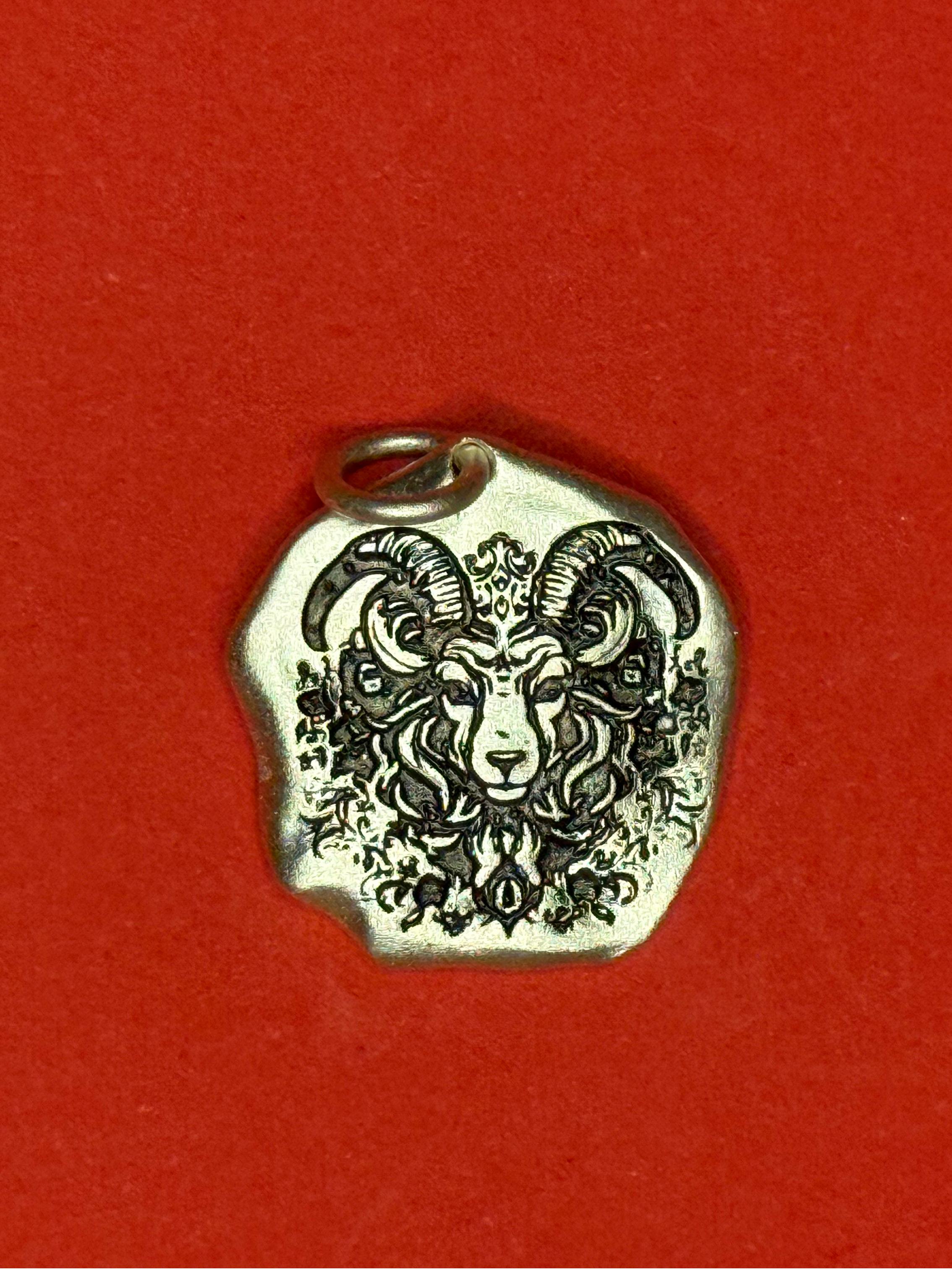 🐐Gentle Grace | Zodiac Goat Fine Silver Necklace