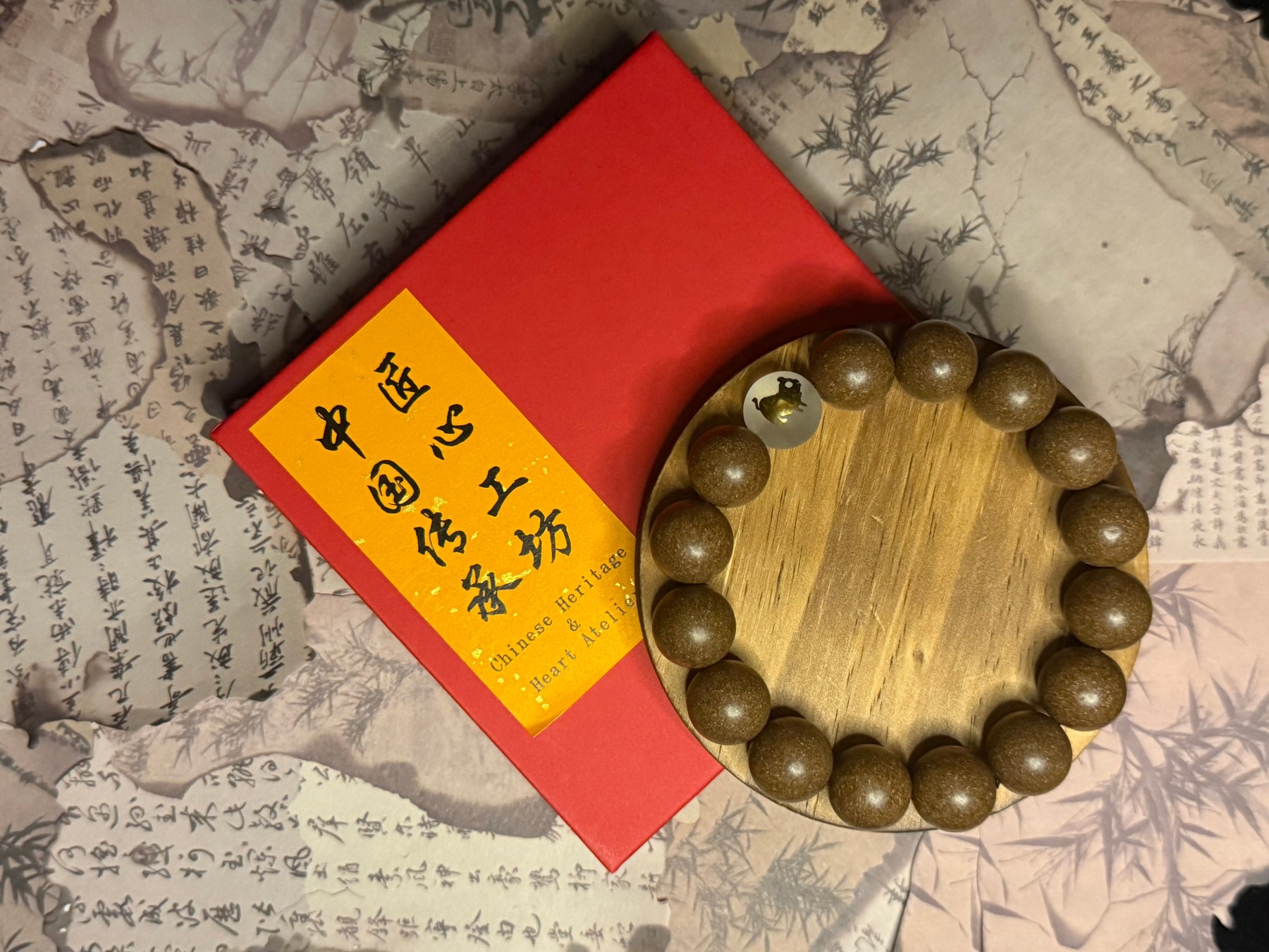 🐷Spring Bloom Allure Herbal Incense Beads Bracelet – Zodiac Pig Edition