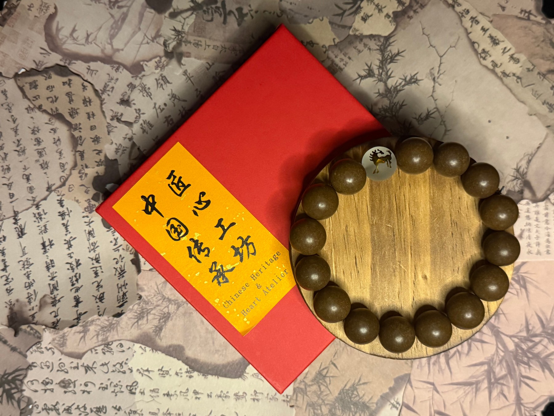 🐴Tibetan Herbal Incense Beads Bracelet – Zodiac Horse Edition
