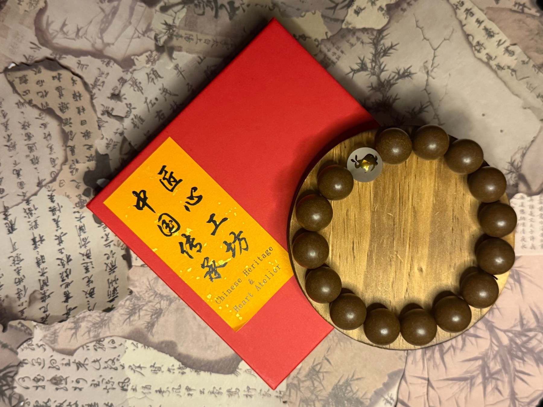 🐇Orchid Herbal Incense Beads Bracelet – Zodiac Rabbit Edition