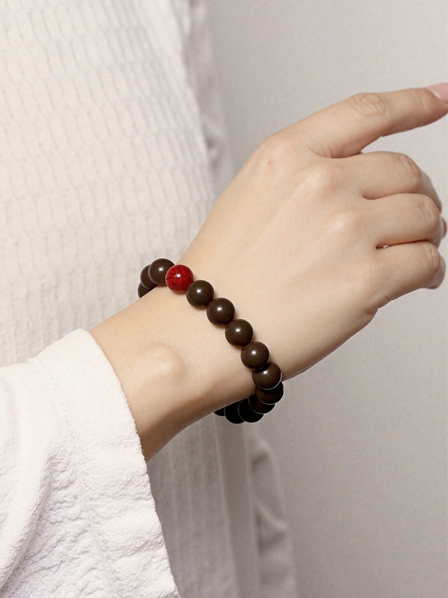 Sacred Sinking Heart Herbal Incense Beads Bracelet