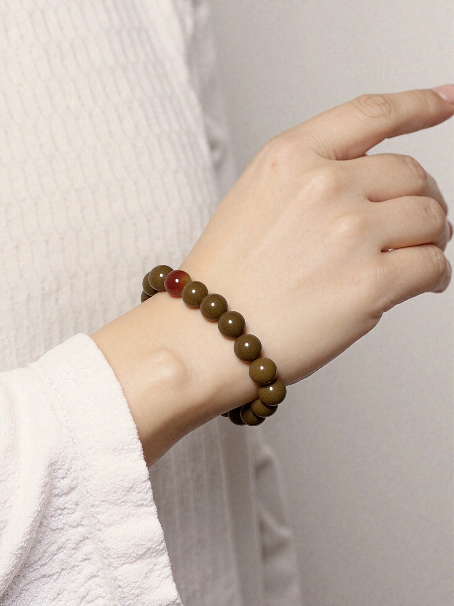 Jasmine Oolong Harmony Herbal Incense Beads Bracelet