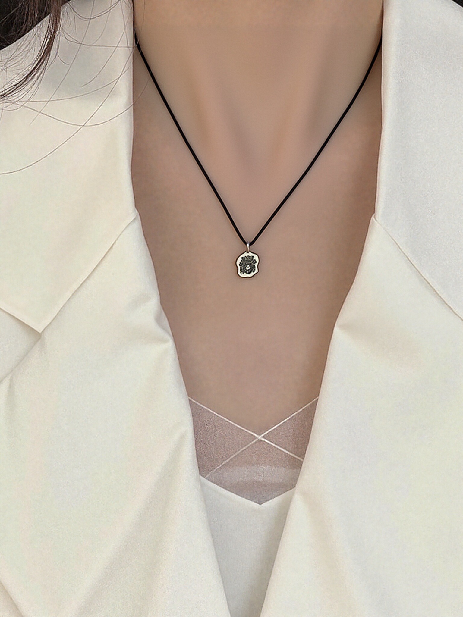 Playful Wisdom — Zodiac Monkey Fine Silver Necklace