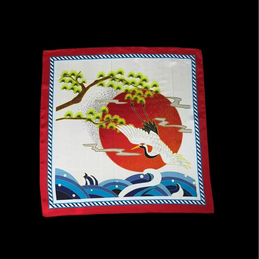 Spirit of the Crane Sea Silk Scarf