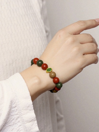 Five Elements Herbal Incense Beads Bracelet