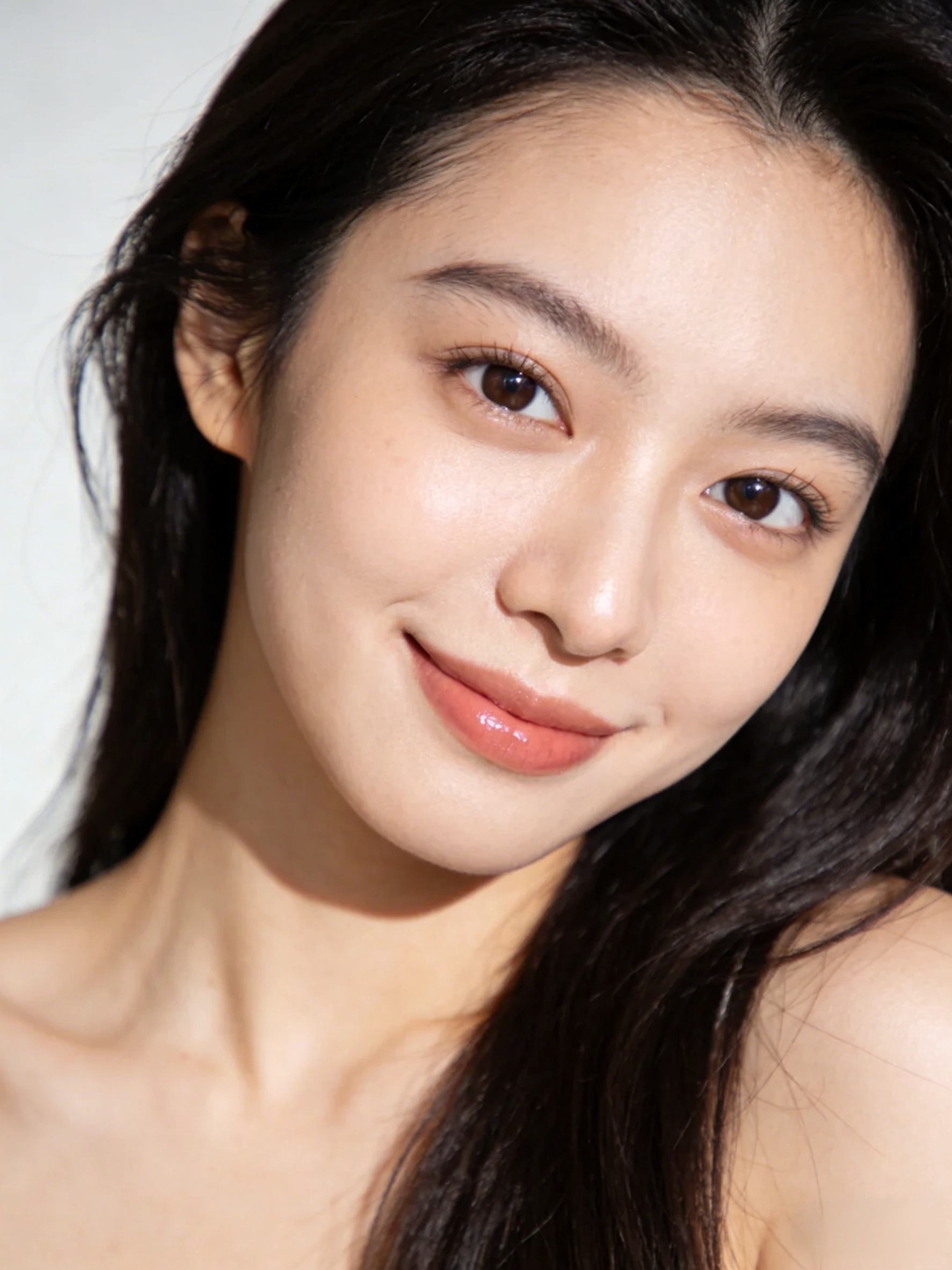 Female private area cleansing, gentle care, refreshing wash