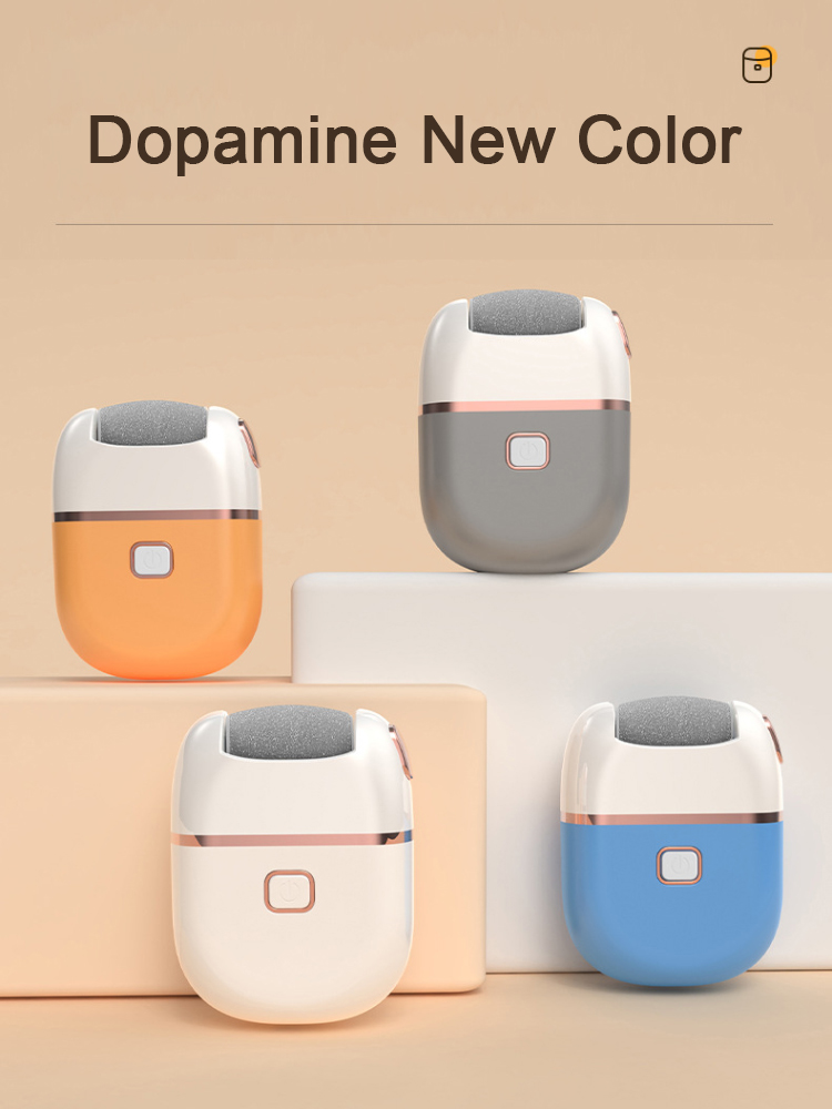 [Powerful callus removal without damaging the skin] Full body washable electric foot grinder