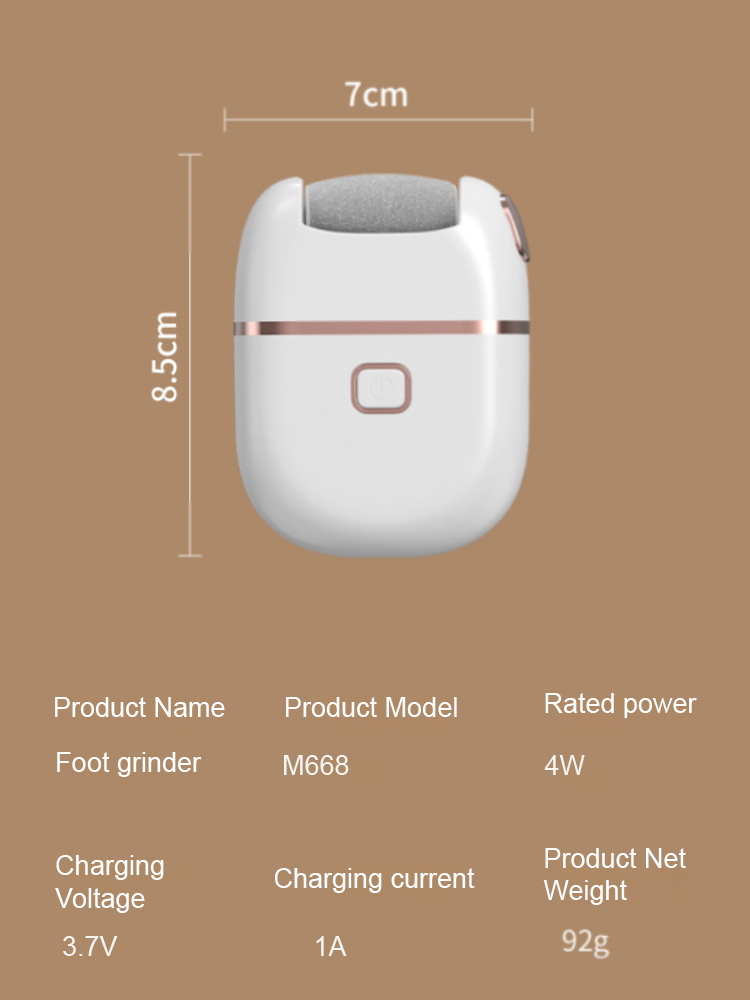 [Powerful callus removal without damaging the skin] Full body washable electric foot grinder