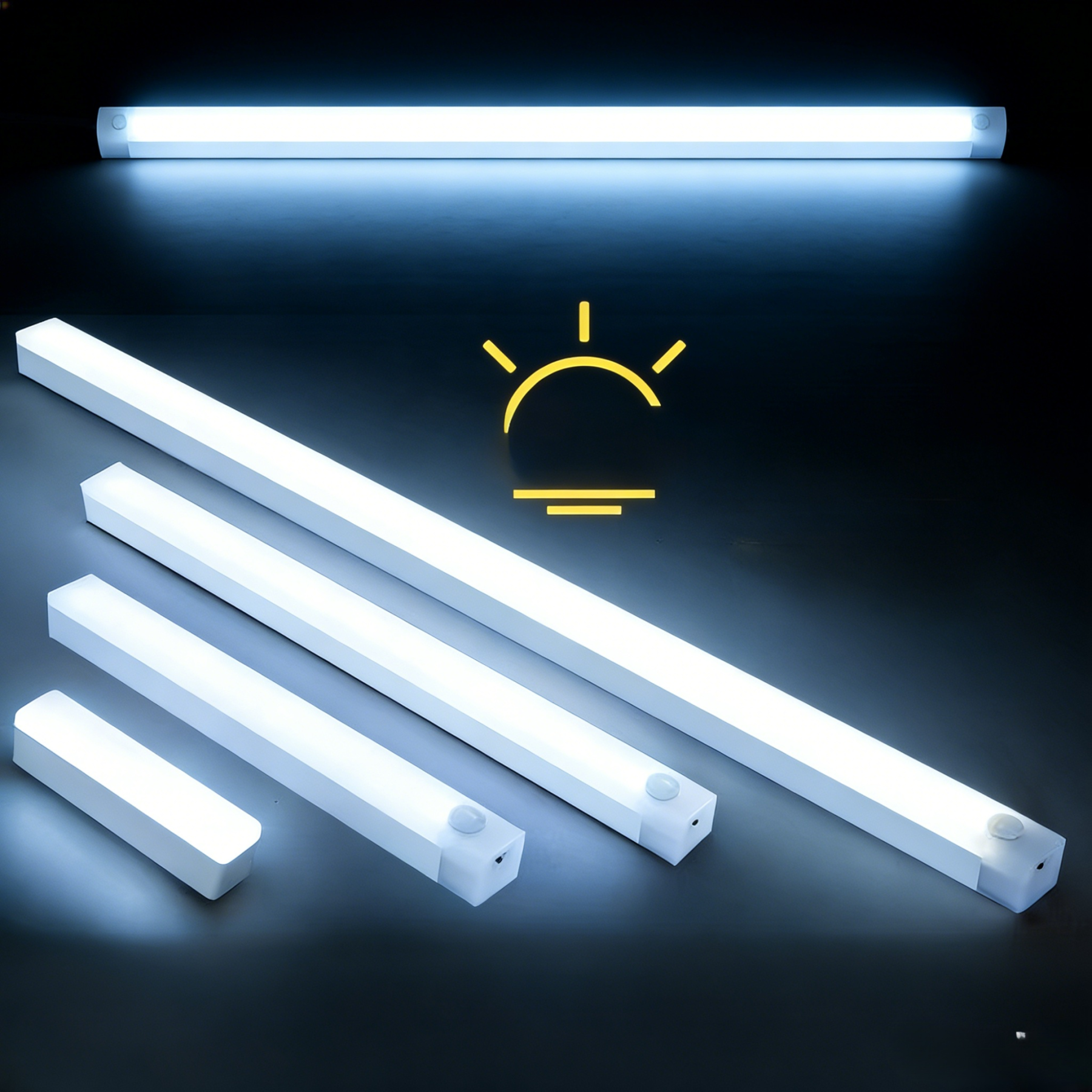 Ultra-thin sensor strip light