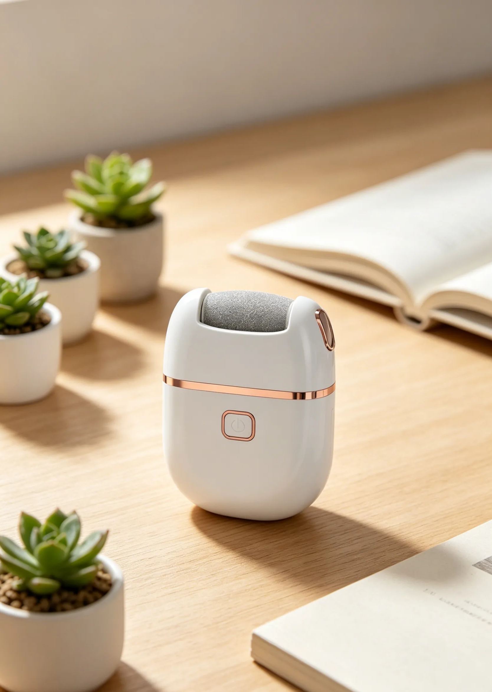 [Powerful callus removal without damaging the skin] Full body washable electric foot grinder