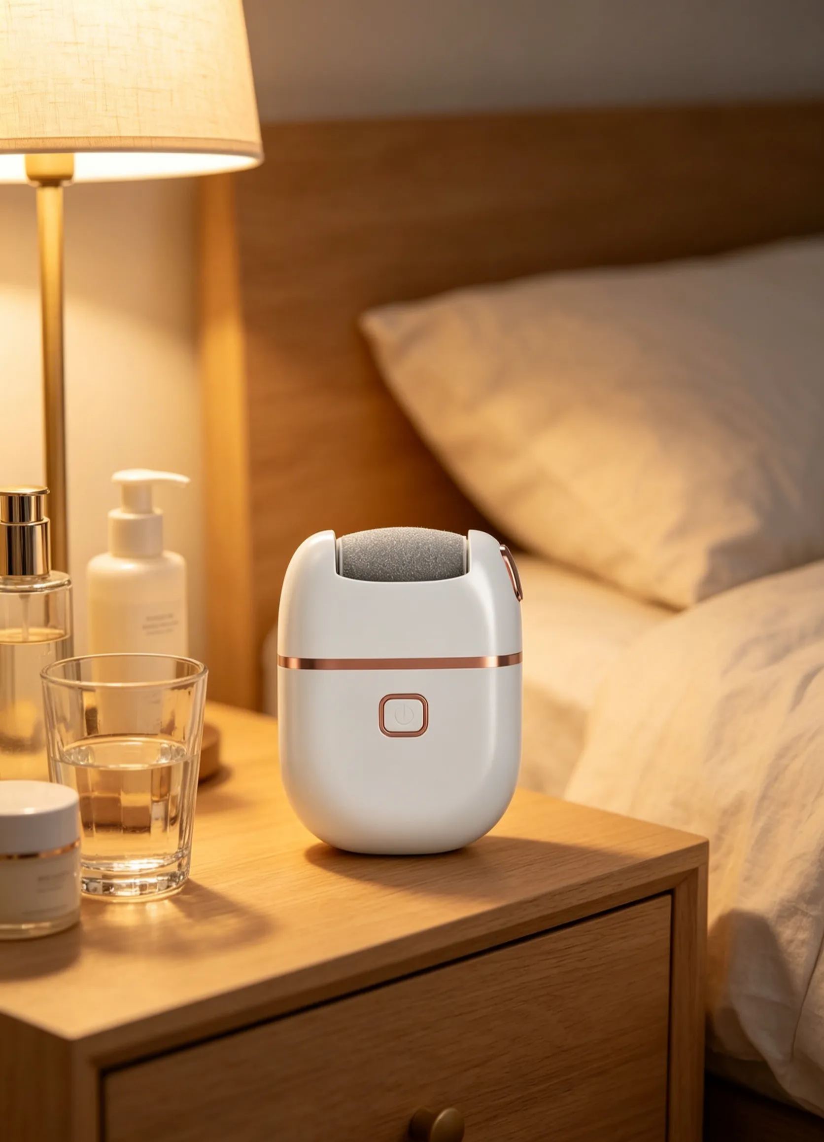 [Powerful callus removal without damaging the skin] Full body washable electric foot grinder