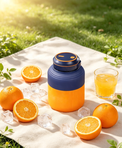 New portable fruit juicer, rechargeable, small, suitable for baby food and ice crushing, multi-funct