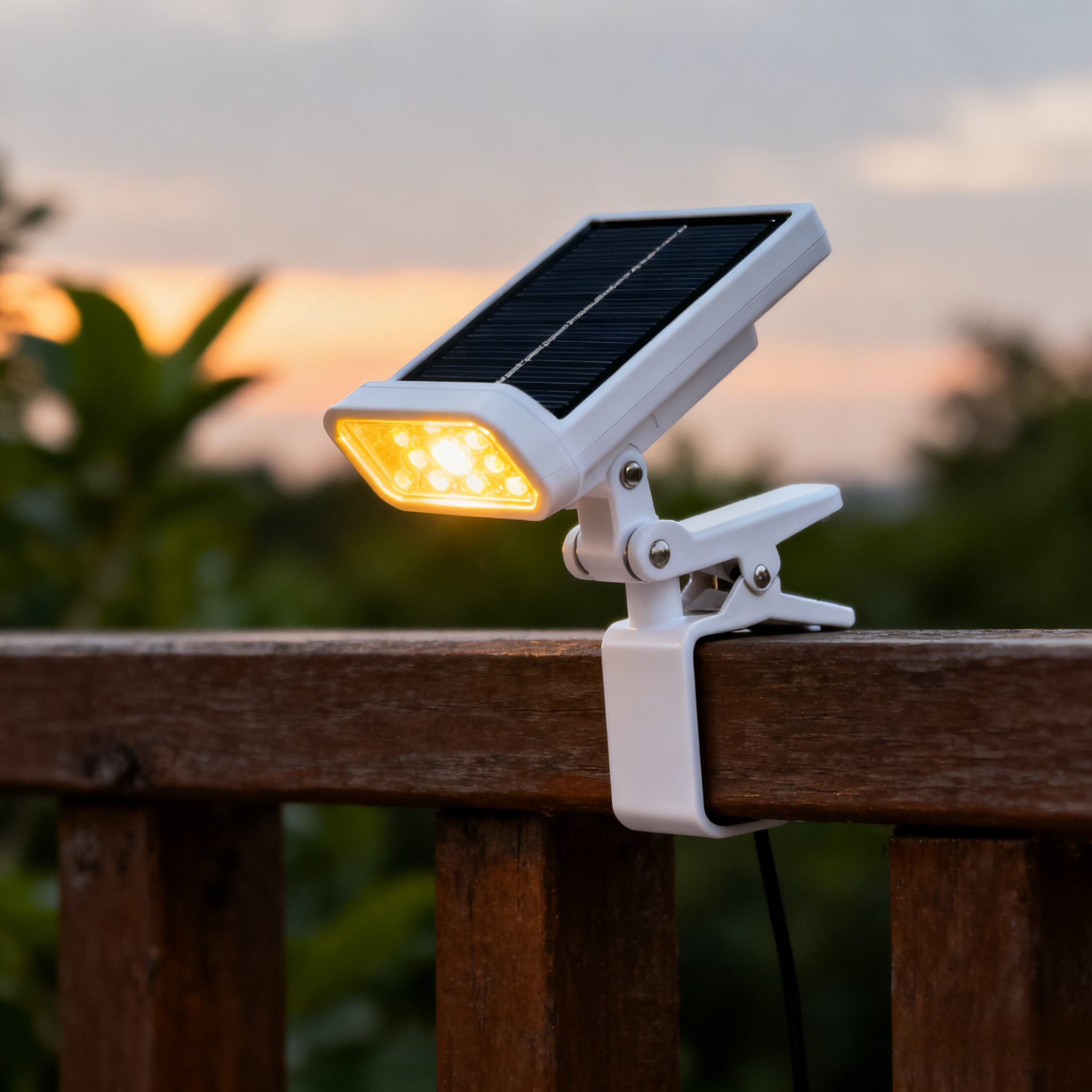 Smart sensor solar clip light
