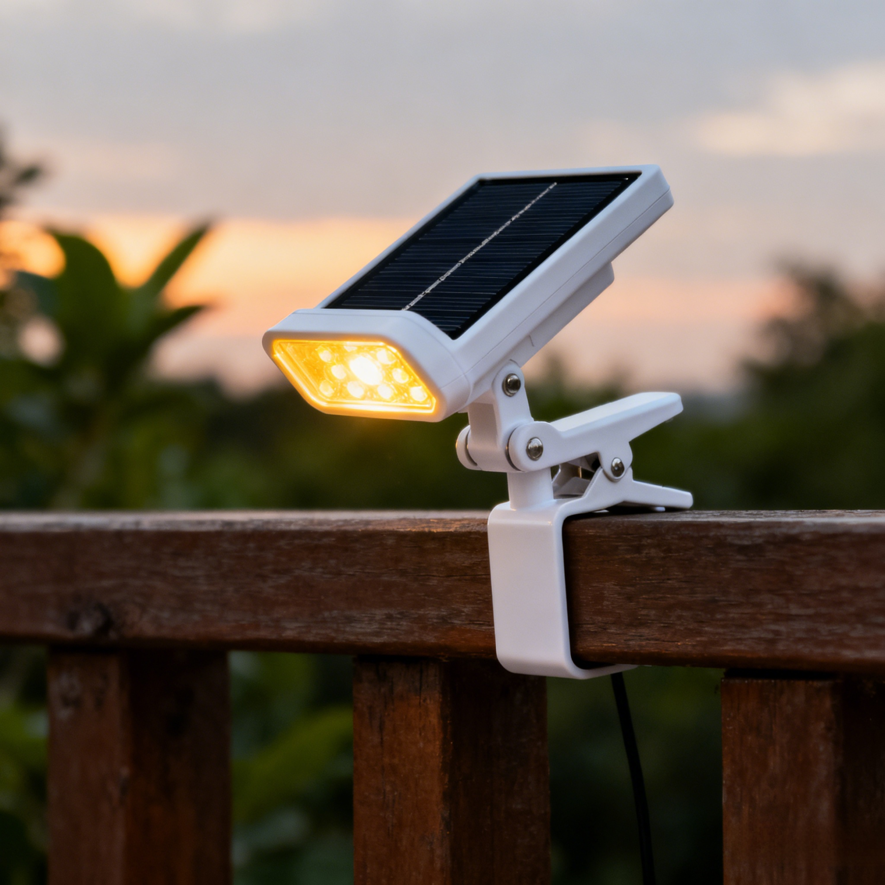 Smart sensor solar clip light
