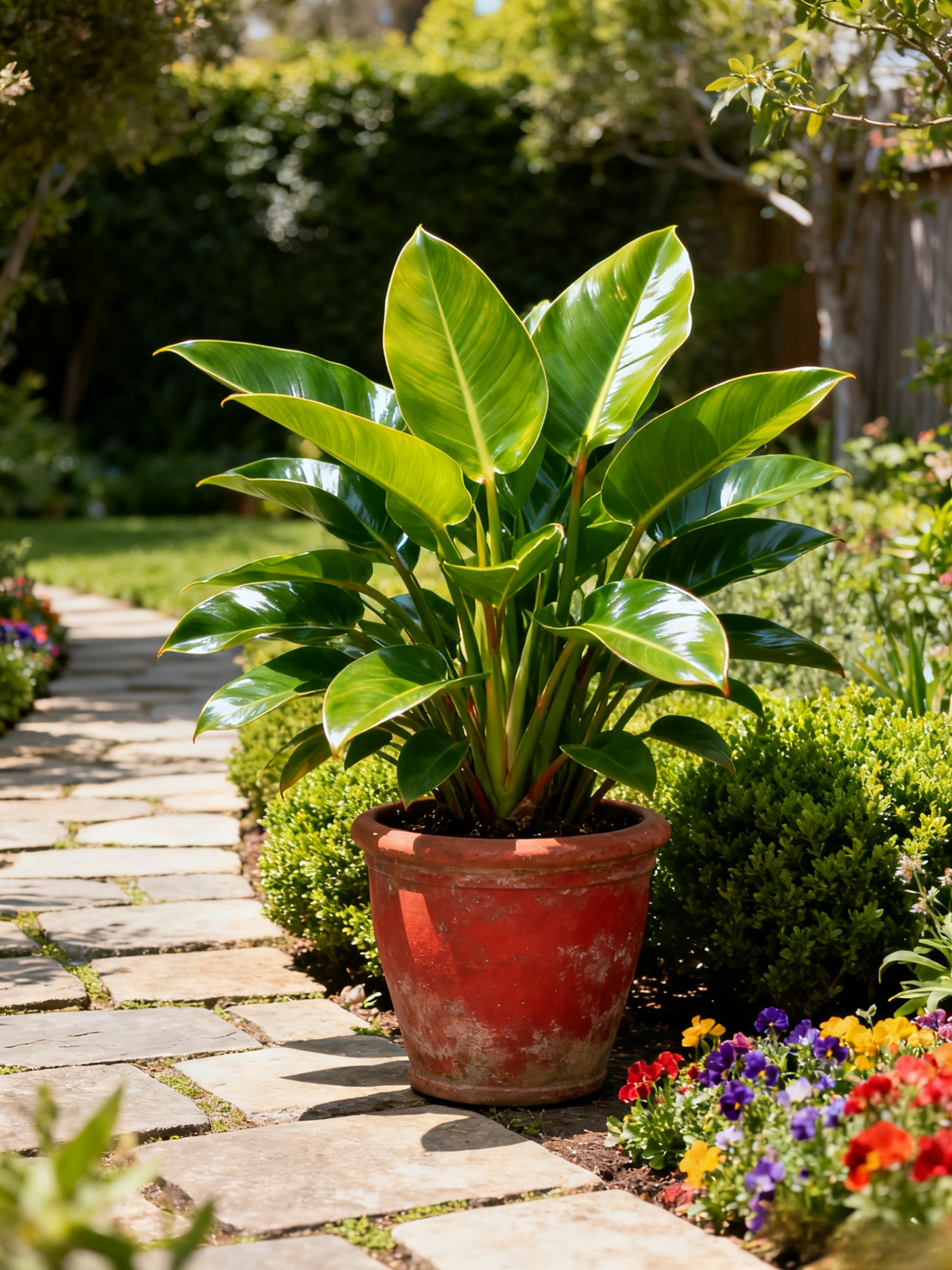 Golden Diamond Green Plants