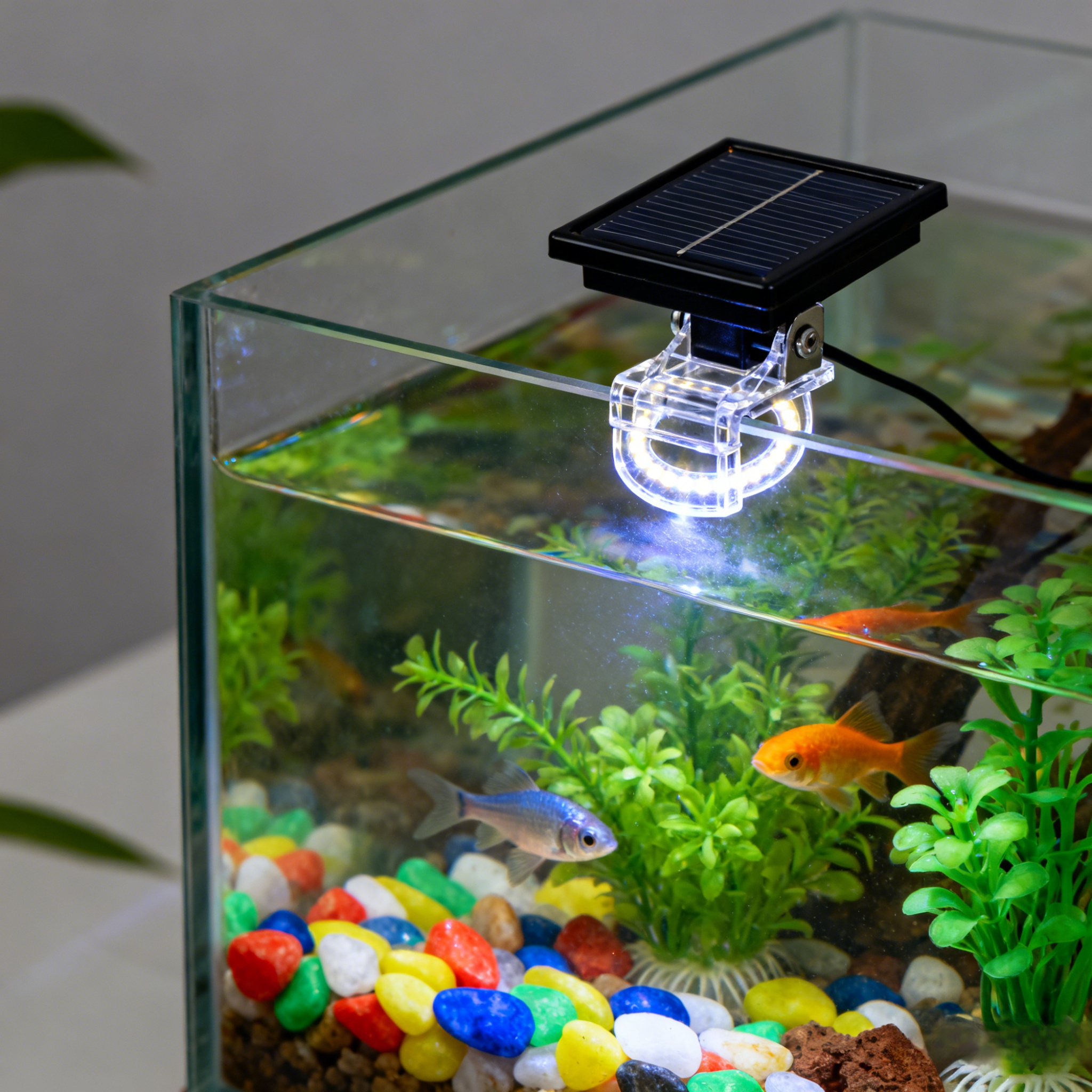 Smart sensor solar clip light