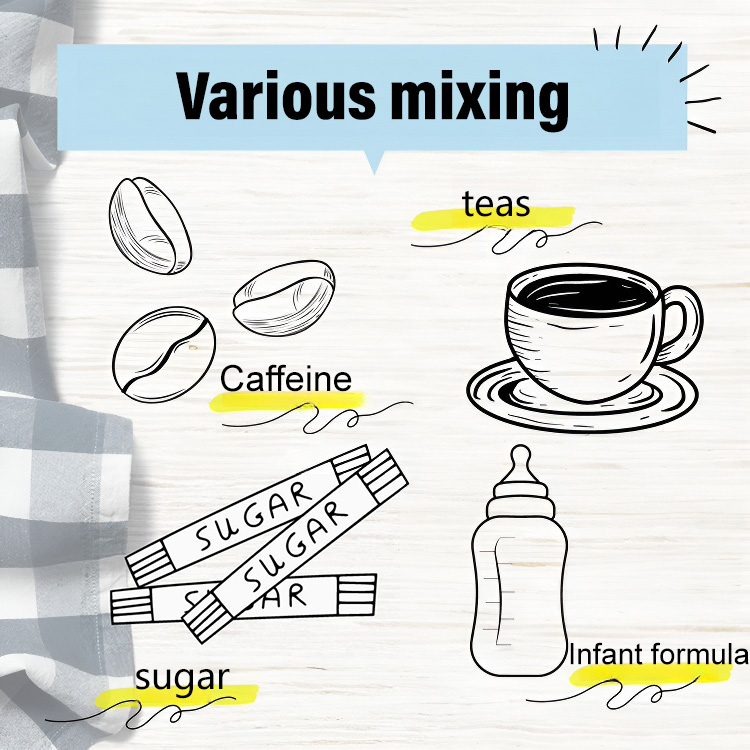 Automatic magnetic mixing cup