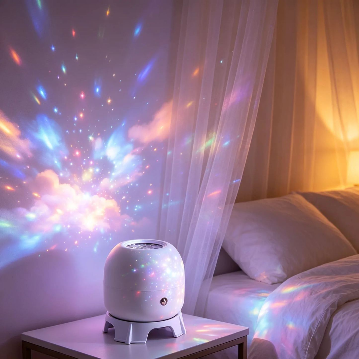Colorful Fantasy Rotating Projection Lamp