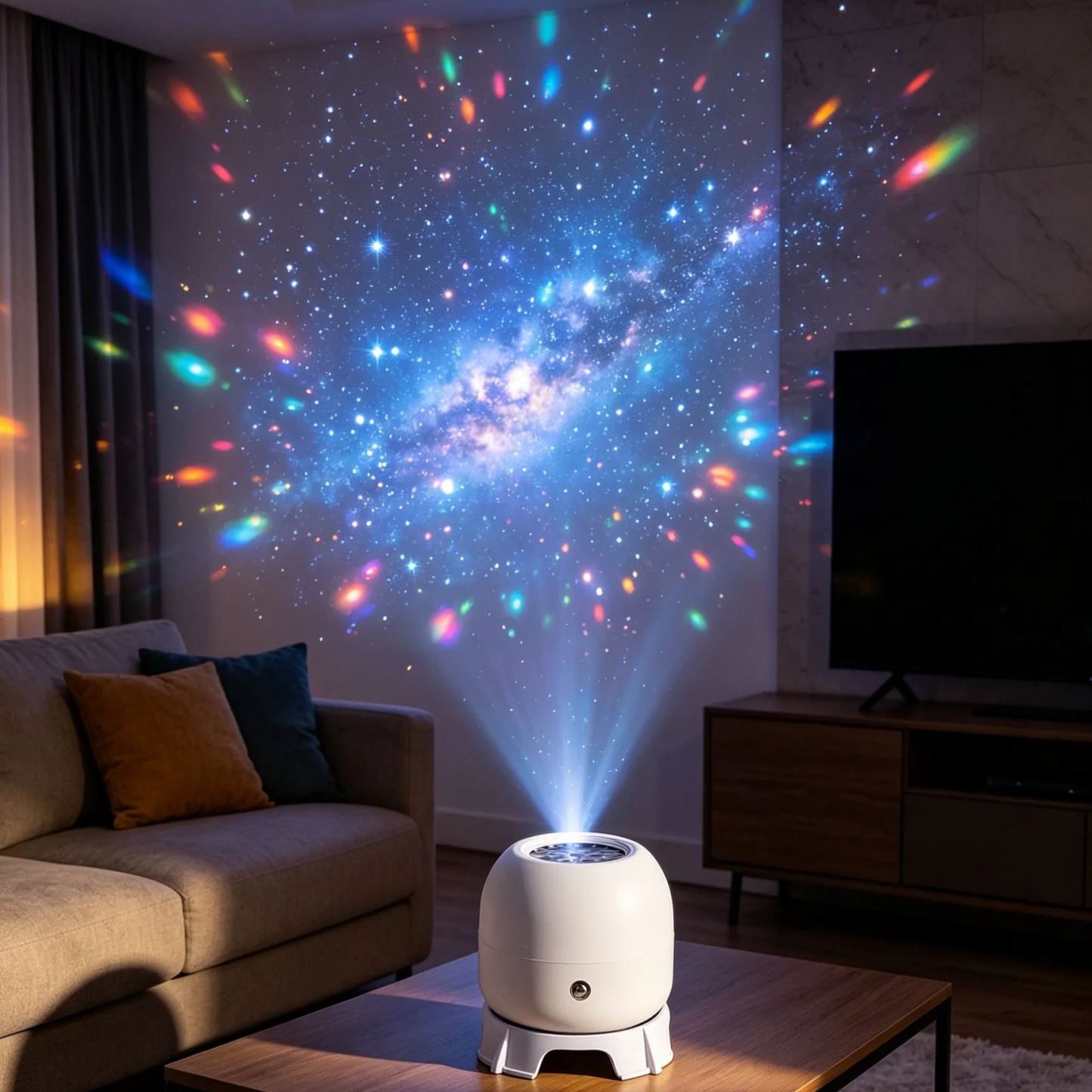 Colorful Fantasy Rotating Projection Lamp