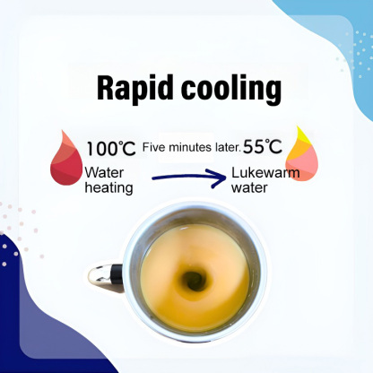 Automatic magnetic mixing cup