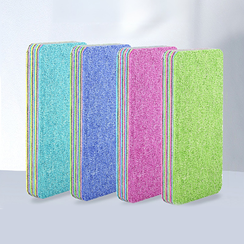 Layered Super Durable Fiber Rainbow Dish Cloth