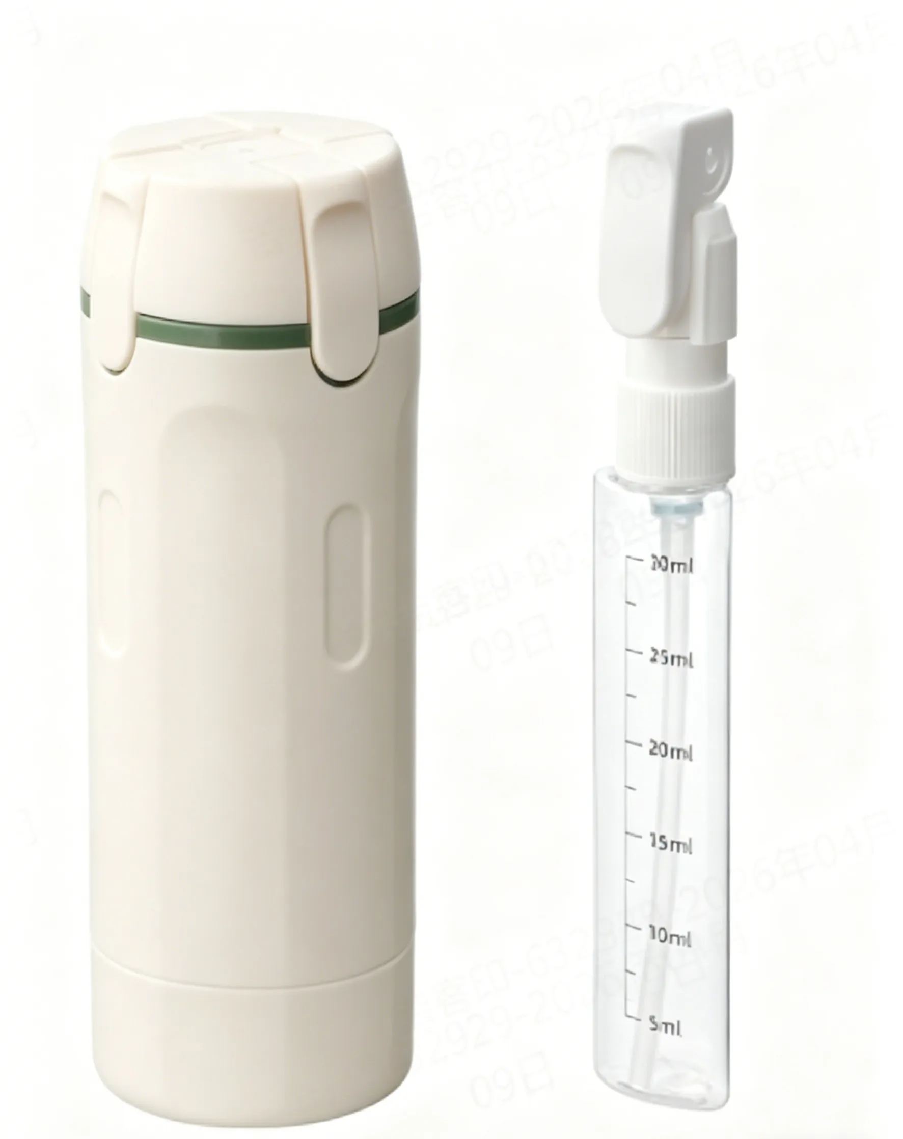 Portable four-in-one travel bottle