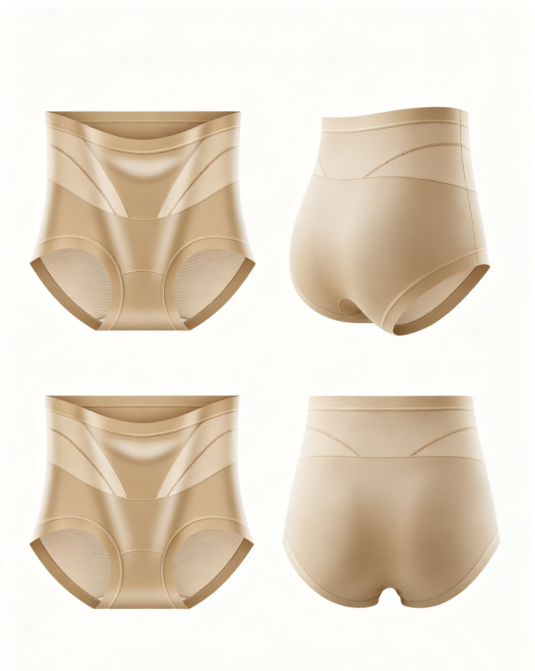 Hot Peach Hip High-Waist Shaping Panties