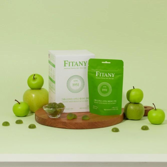 FITANY グラニースミス アップル サイダービネガーグミ 4個セット