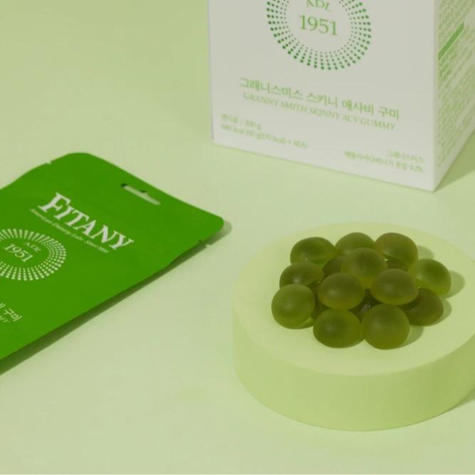FITANY グラニースミス アップル サイダービネガーグミ 4個セット