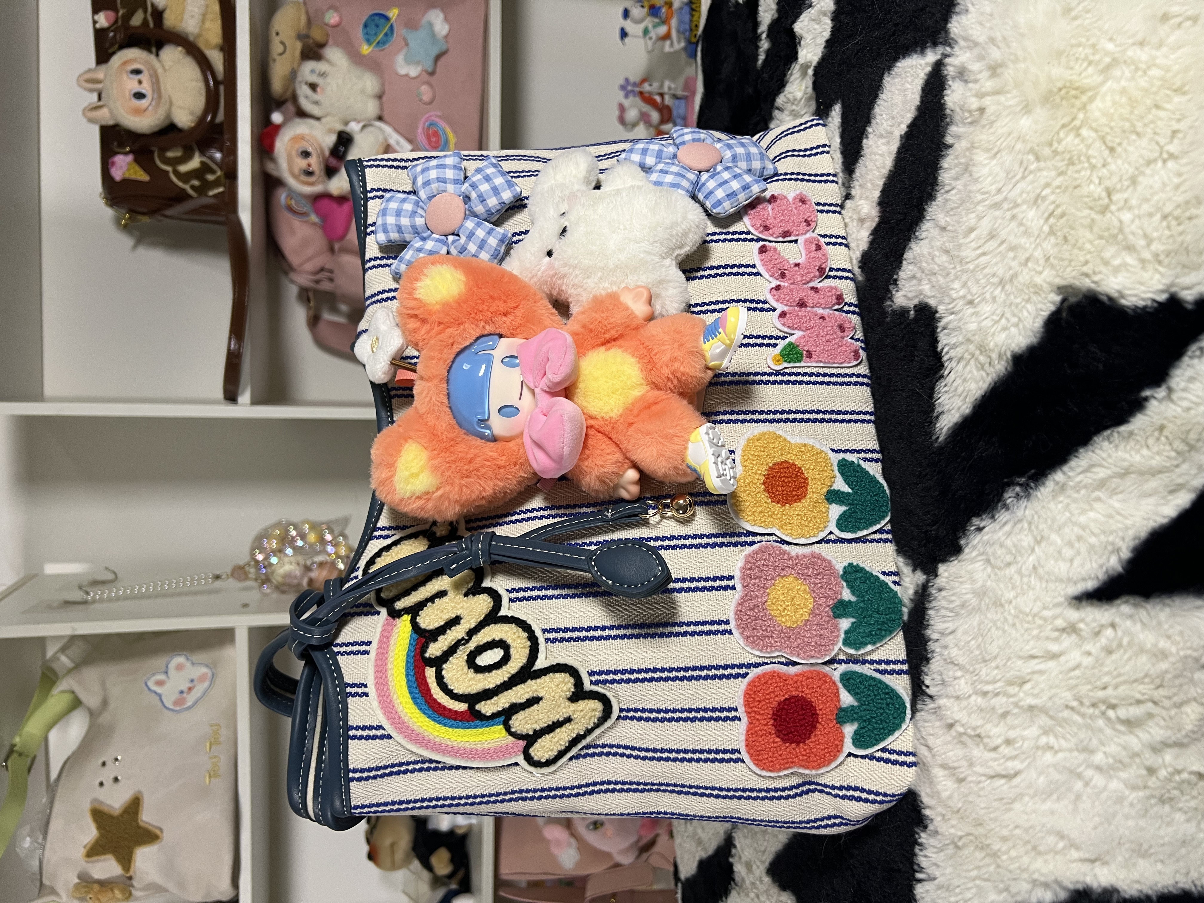 🌈 “Nice to Meet You” – Handcrafted DIY Bag