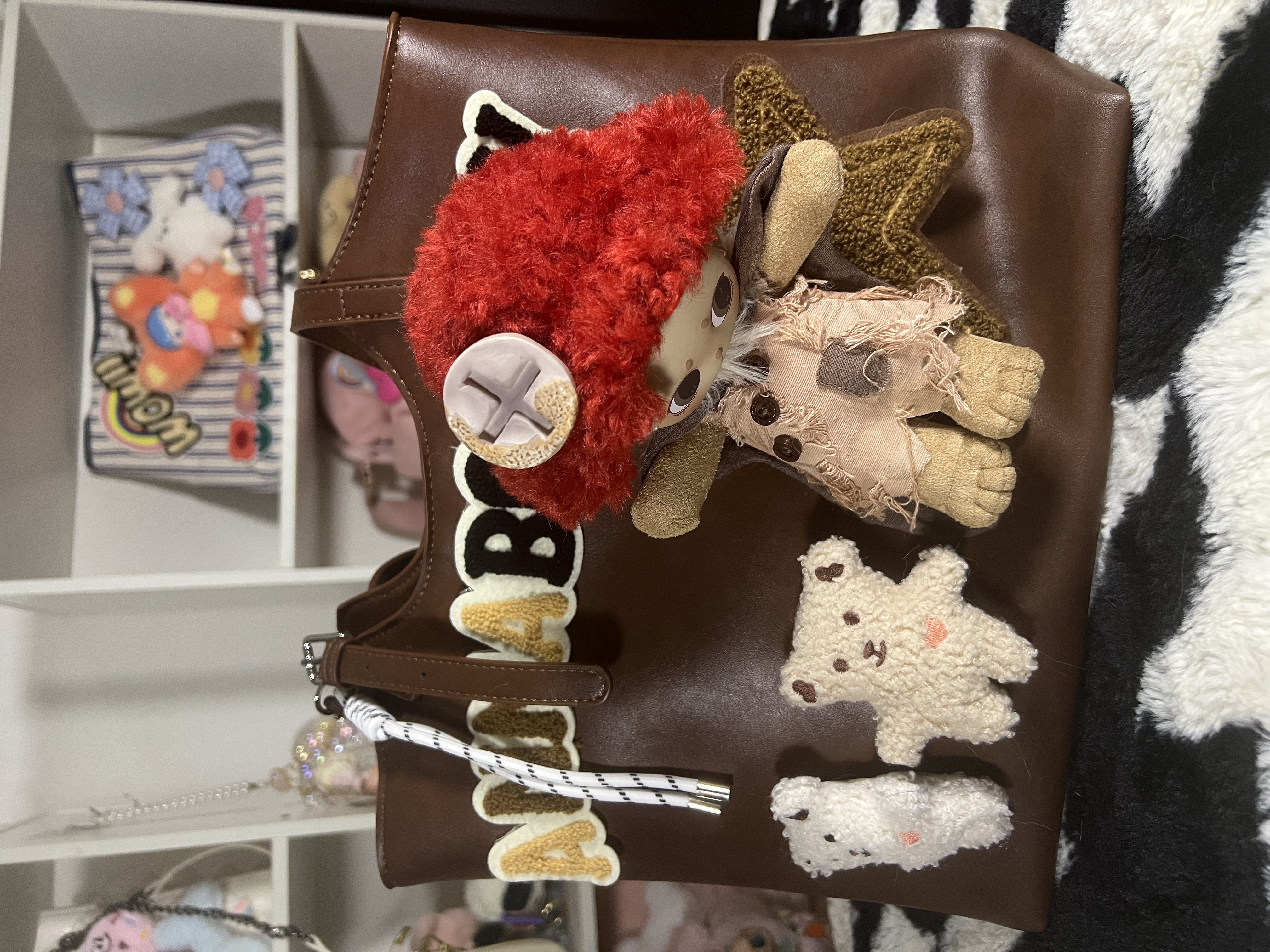 🍄 Mushroom Girl Charm – Handmade & Full of Attitude