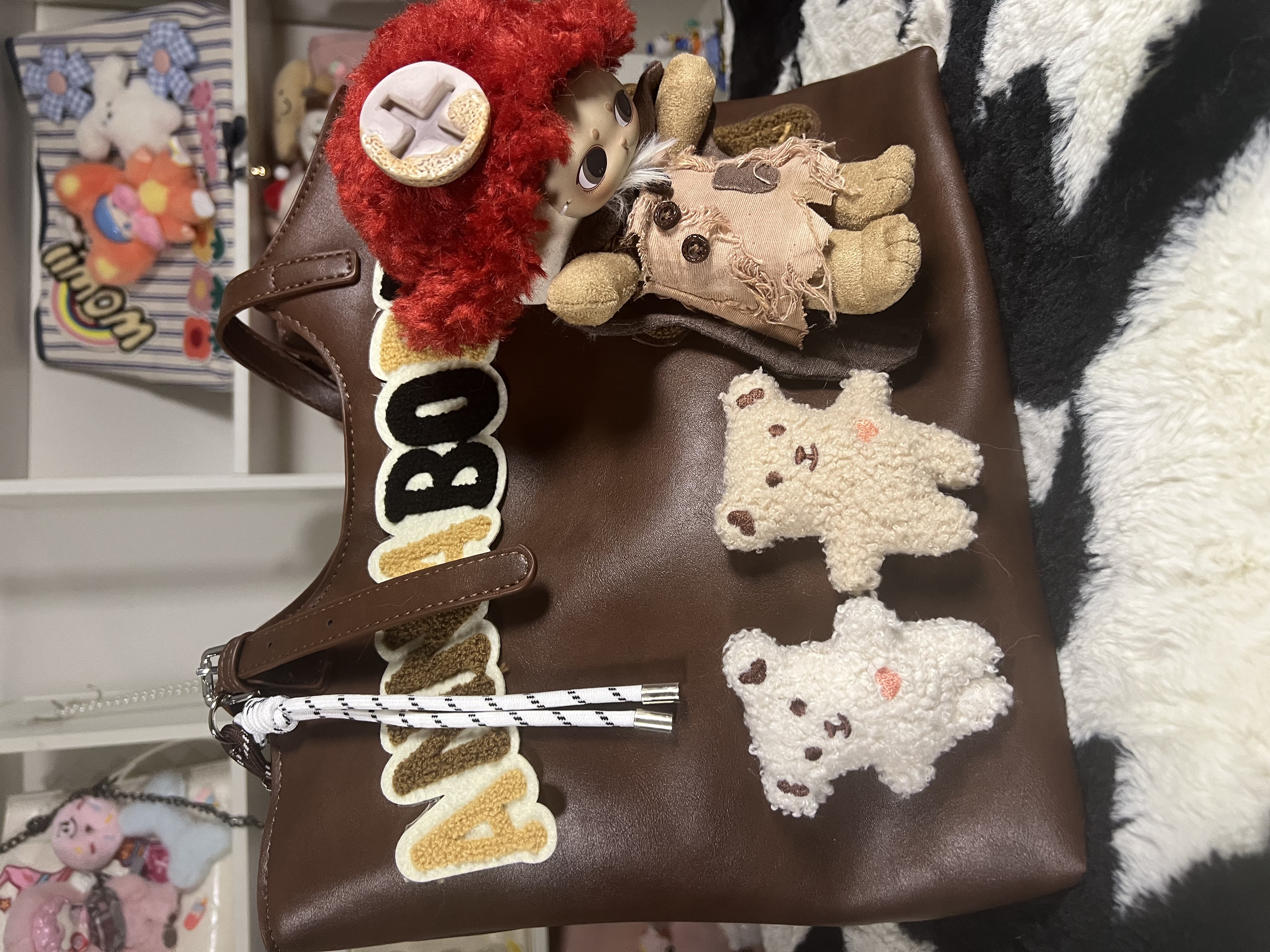 🍄 Mushroom Girl Charm – Handmade & Full of Attitude