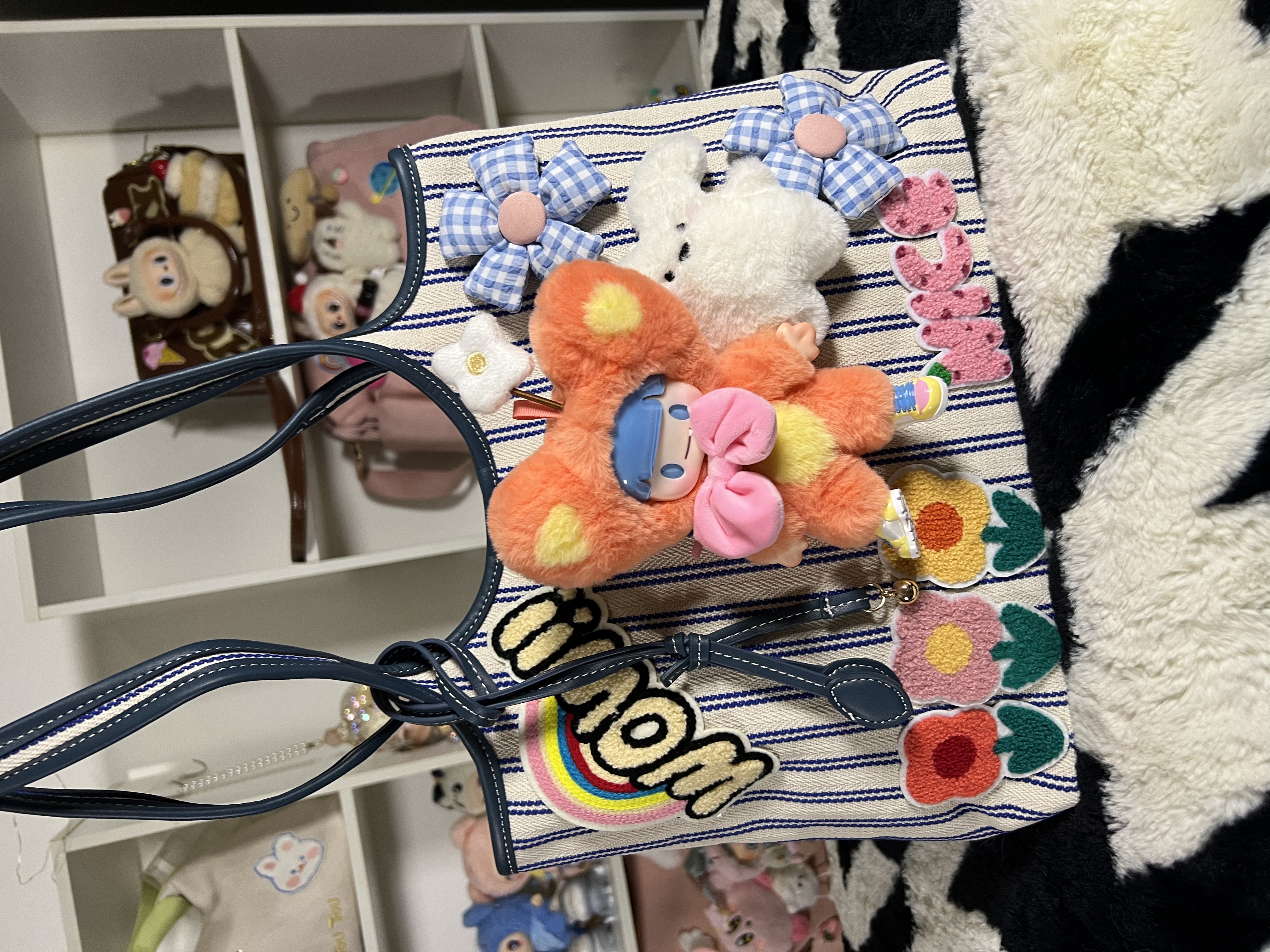 🌈 “Nice to Meet You” – Handcrafted DIY Bag