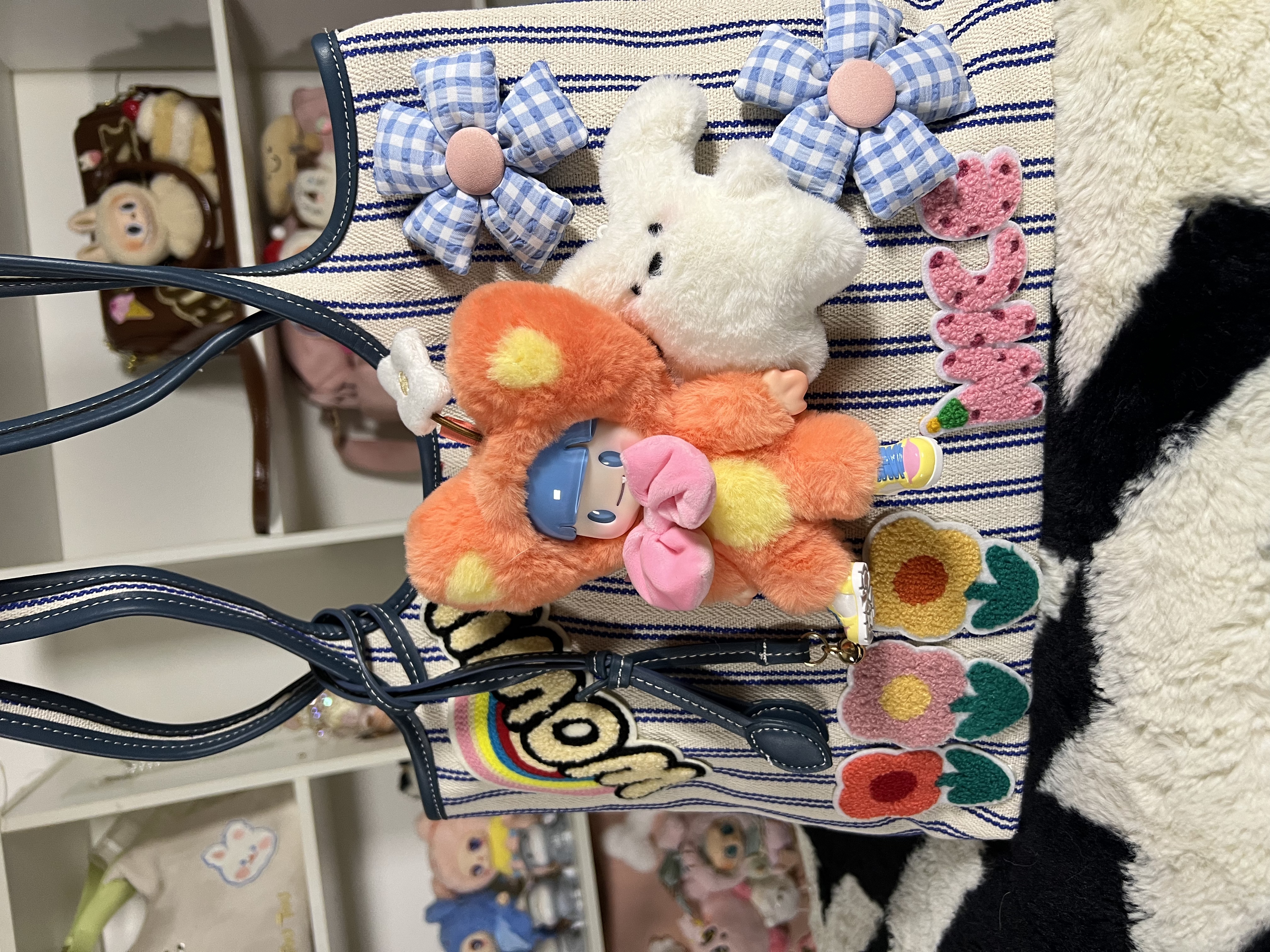 🌈 “Nice to Meet You” – Handcrafted DIY Bag