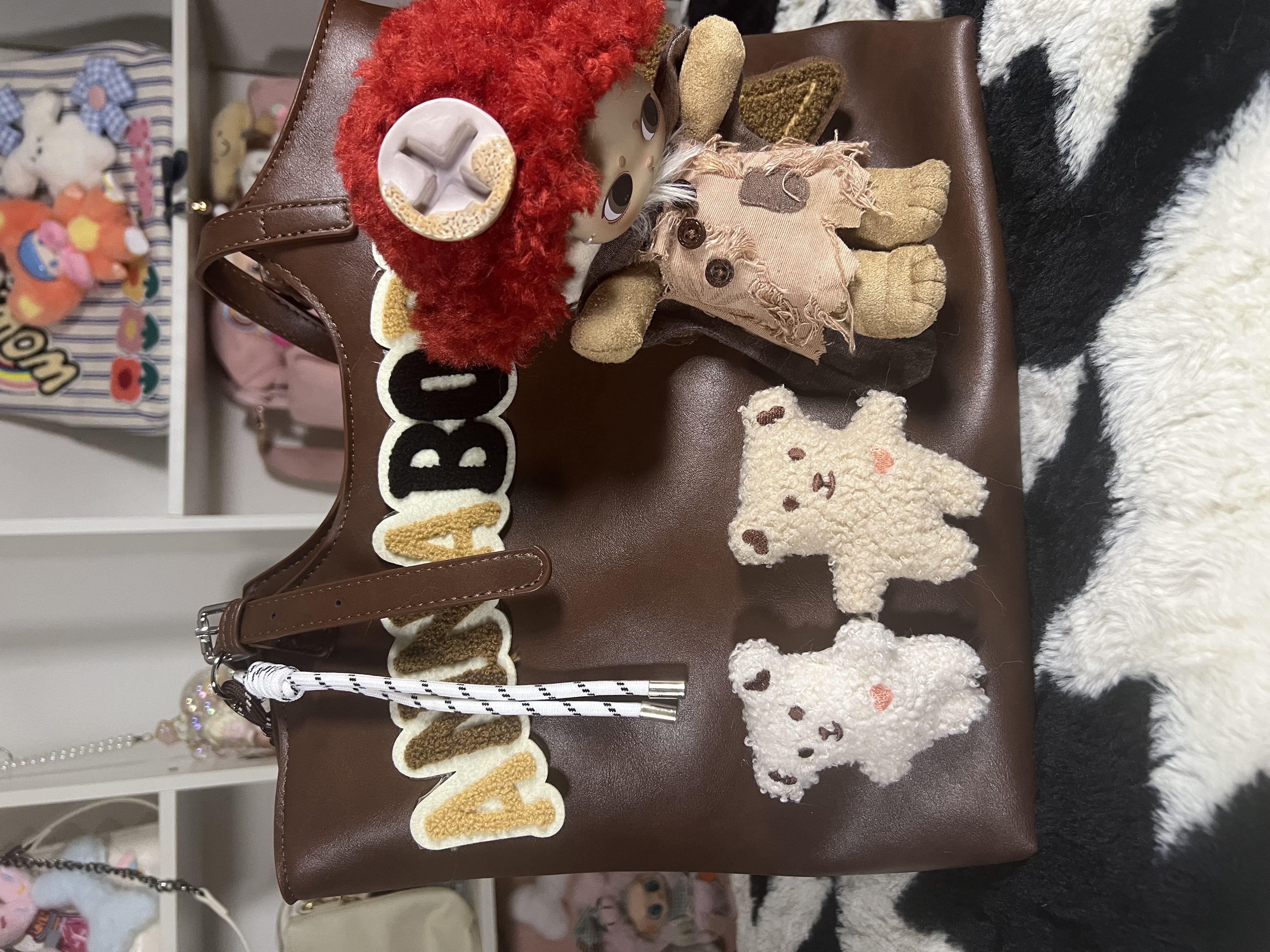 🍄 Mushroom Girl Charm – Handmade & Full of Attitude