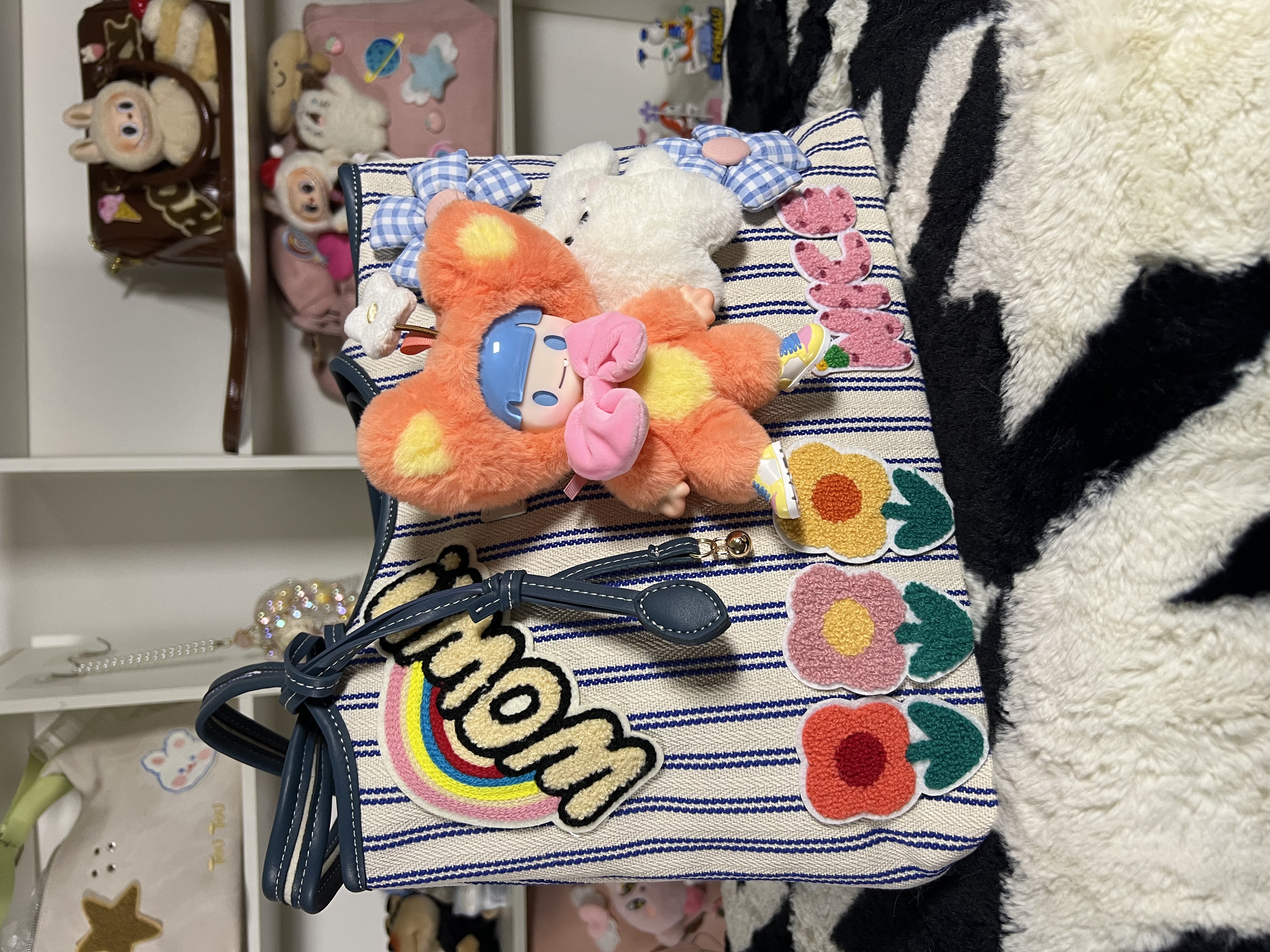 🌈 “Nice to Meet You” – Handcrafted DIY Bag