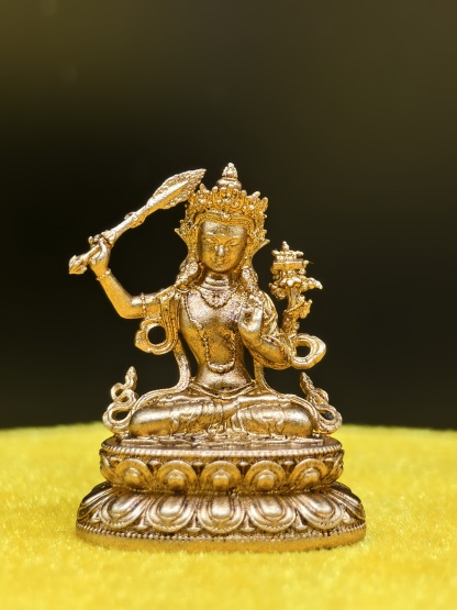 文殊菩薩金身佛像