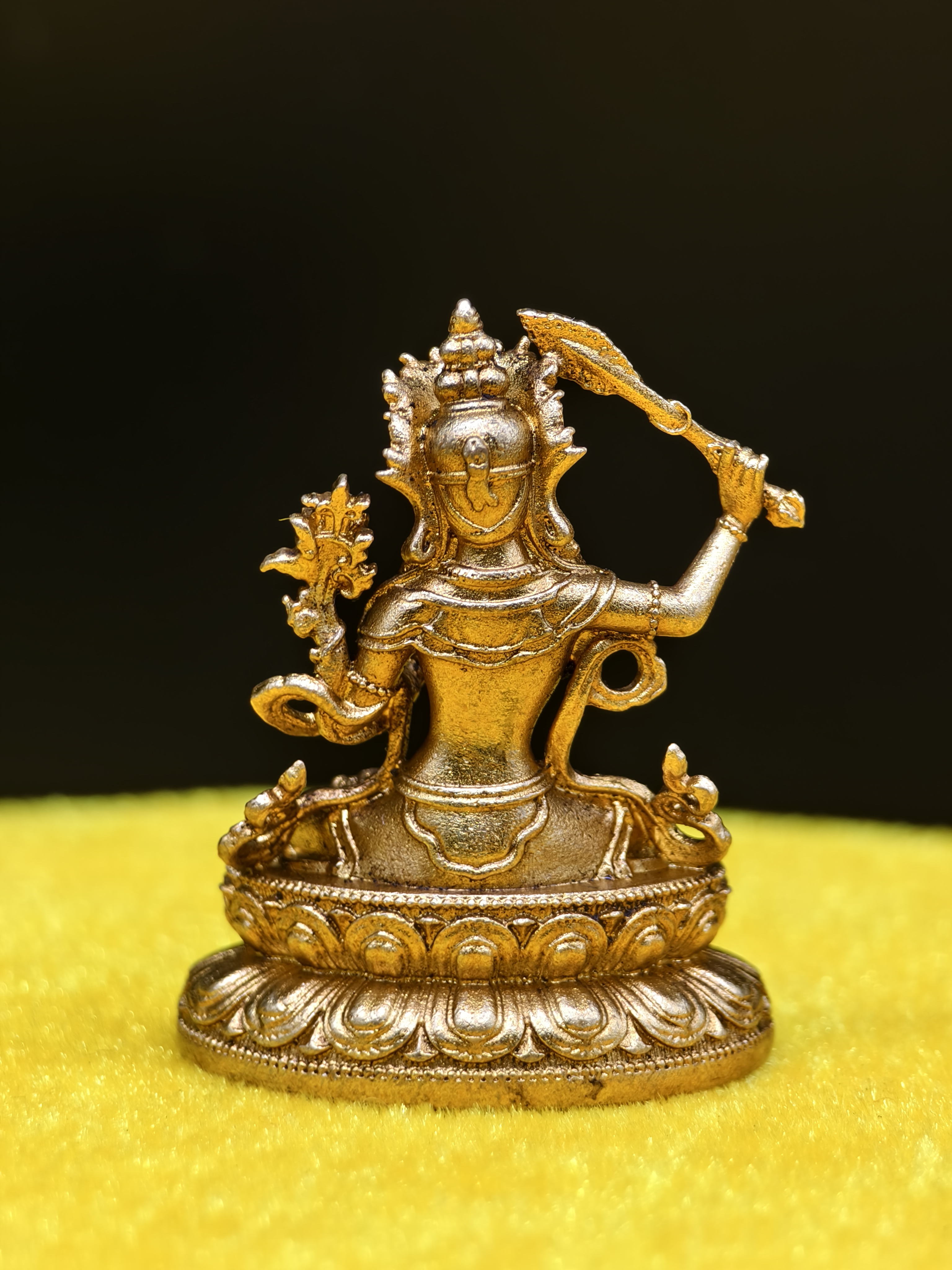 文殊菩薩金身佛像