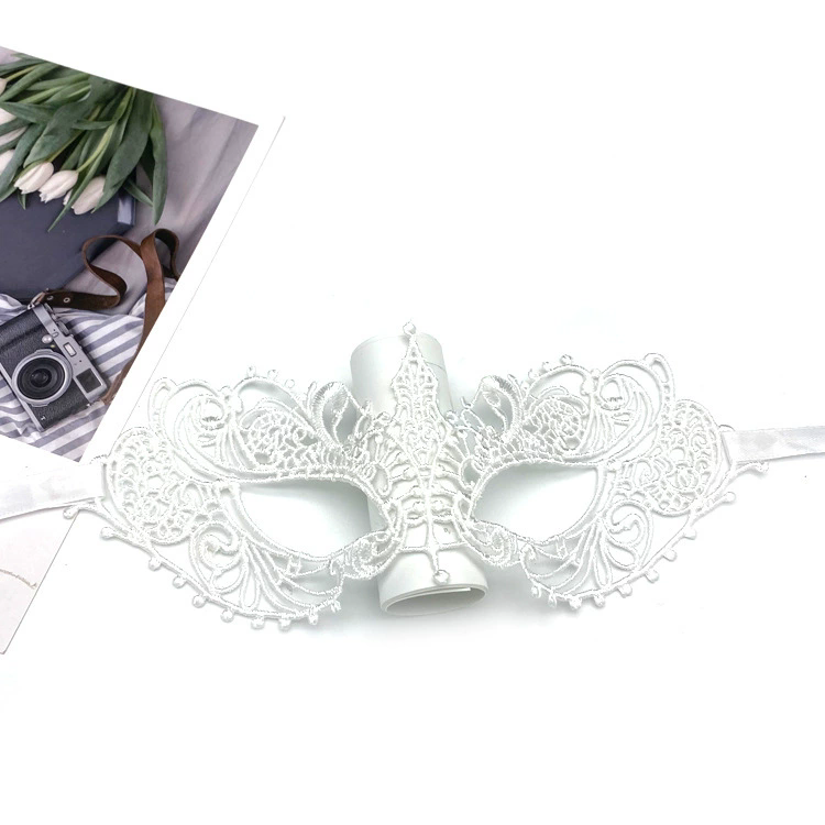 Sexy Colorful Lace Mask – Shapeable Gold Stamped Half Face Masquerade Eye Mask for Women, Halloween Costume & Dance Party