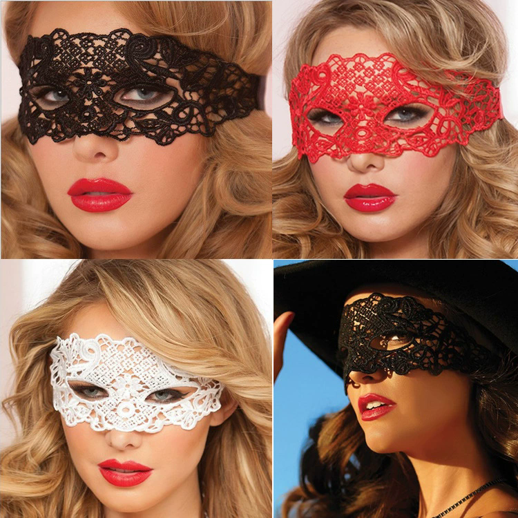 Zorro Style Shapeable Lace Mask – Bendable Black Half Face Eye Mask for Men & Women, Masquerade Costume & Party