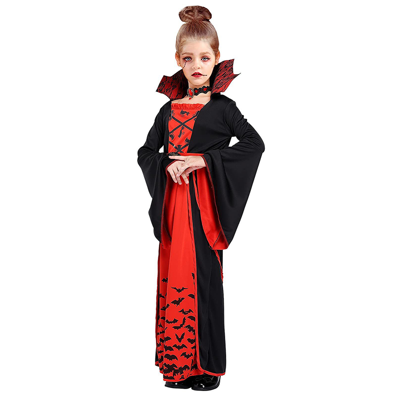 Gothic Vampire Costume – Premium Horror Cosplay & Halloween Attire for Girls